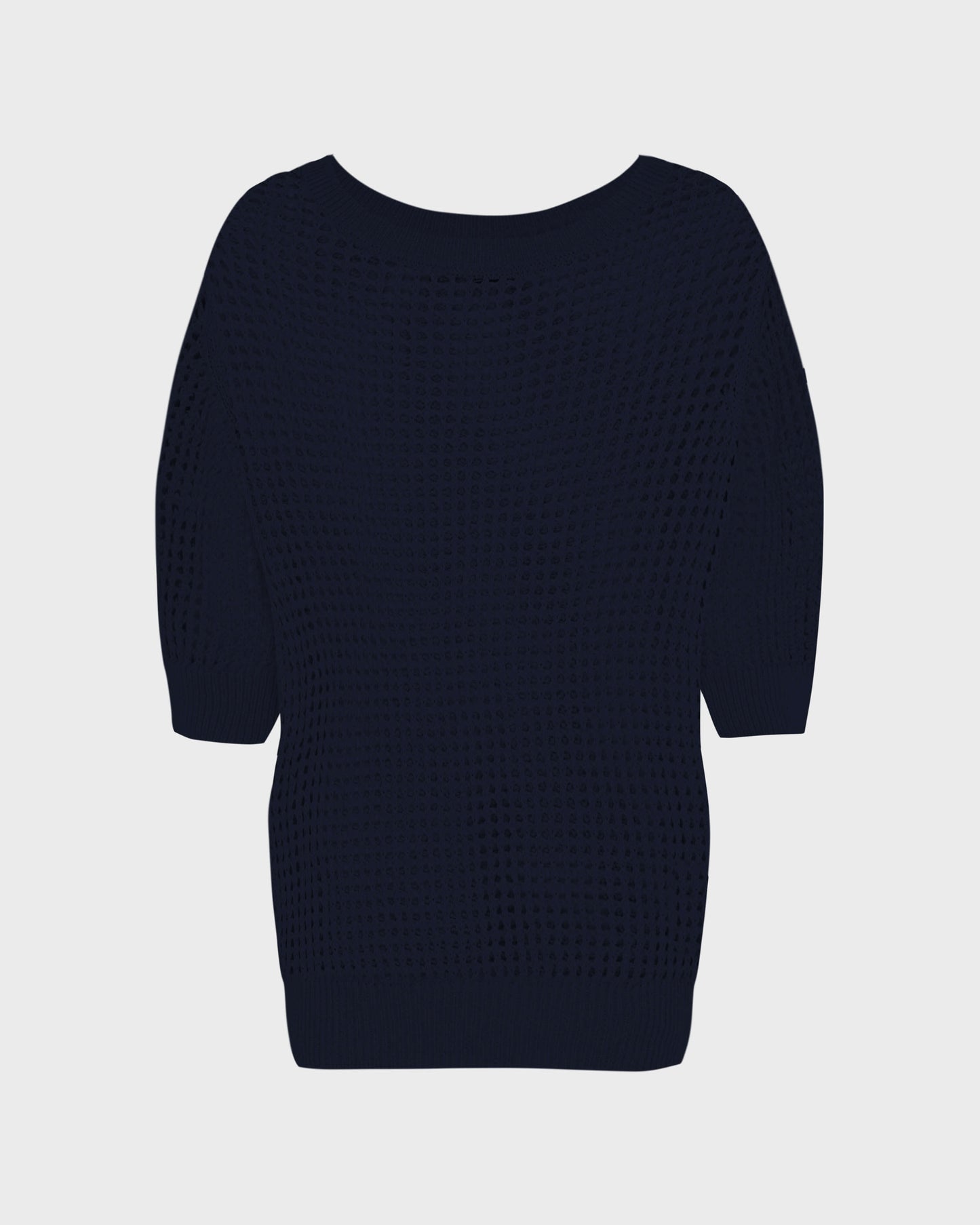 Vilebrequin Women Crochet Sweater Solid - Blue Navy
