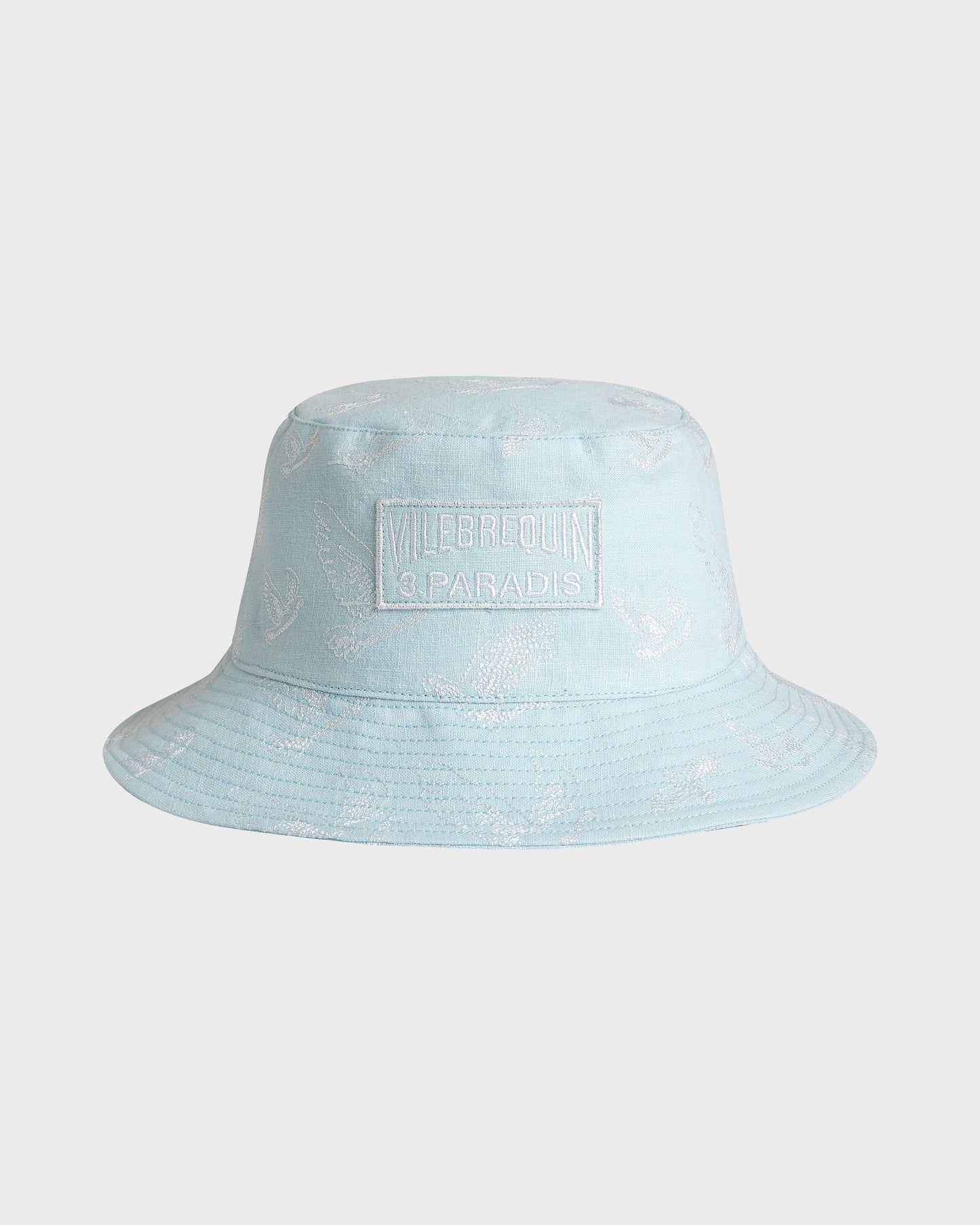 Vilebrequin Accessories Bucket hat Doves - VBQ x 3.PARADIS - Frosted blue