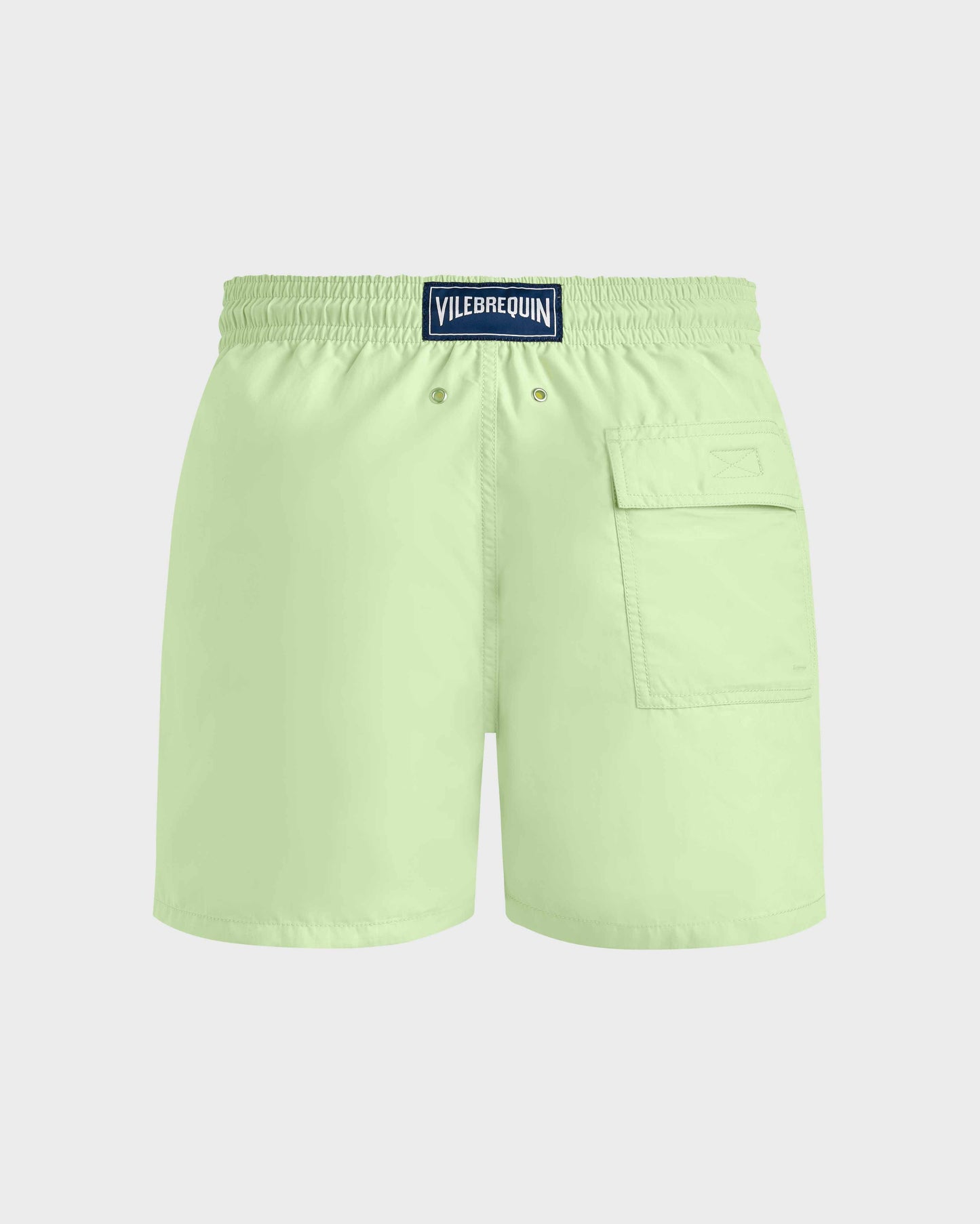 Vilebrequin Men Swim Shorts Solid - Green Macaroon