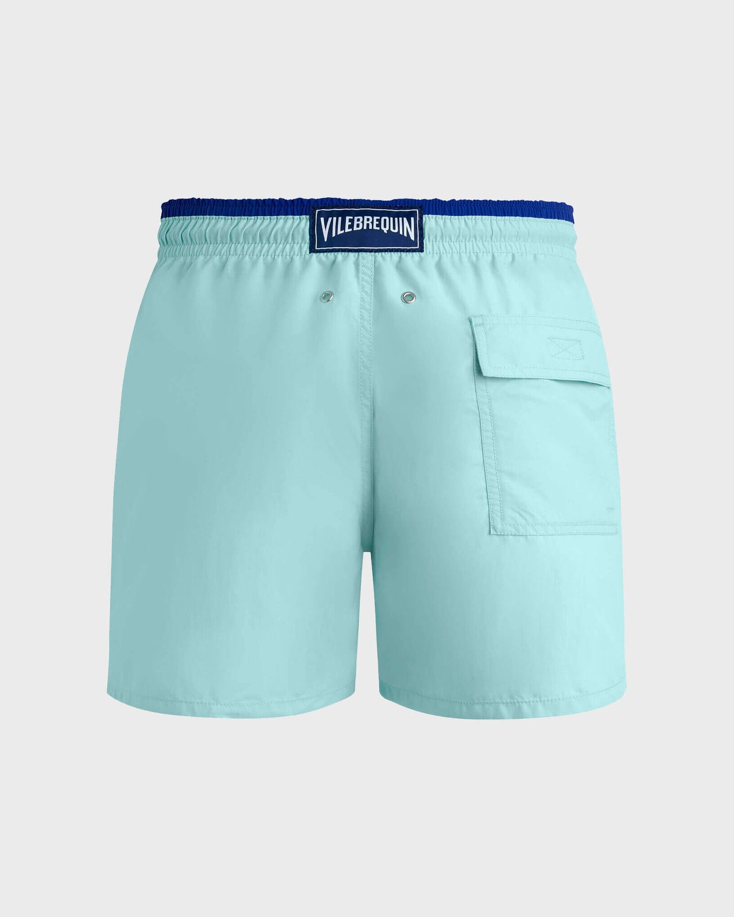 Vilebrequin Men Swim Shorts Solid Bicolore - Blue note Swimwear