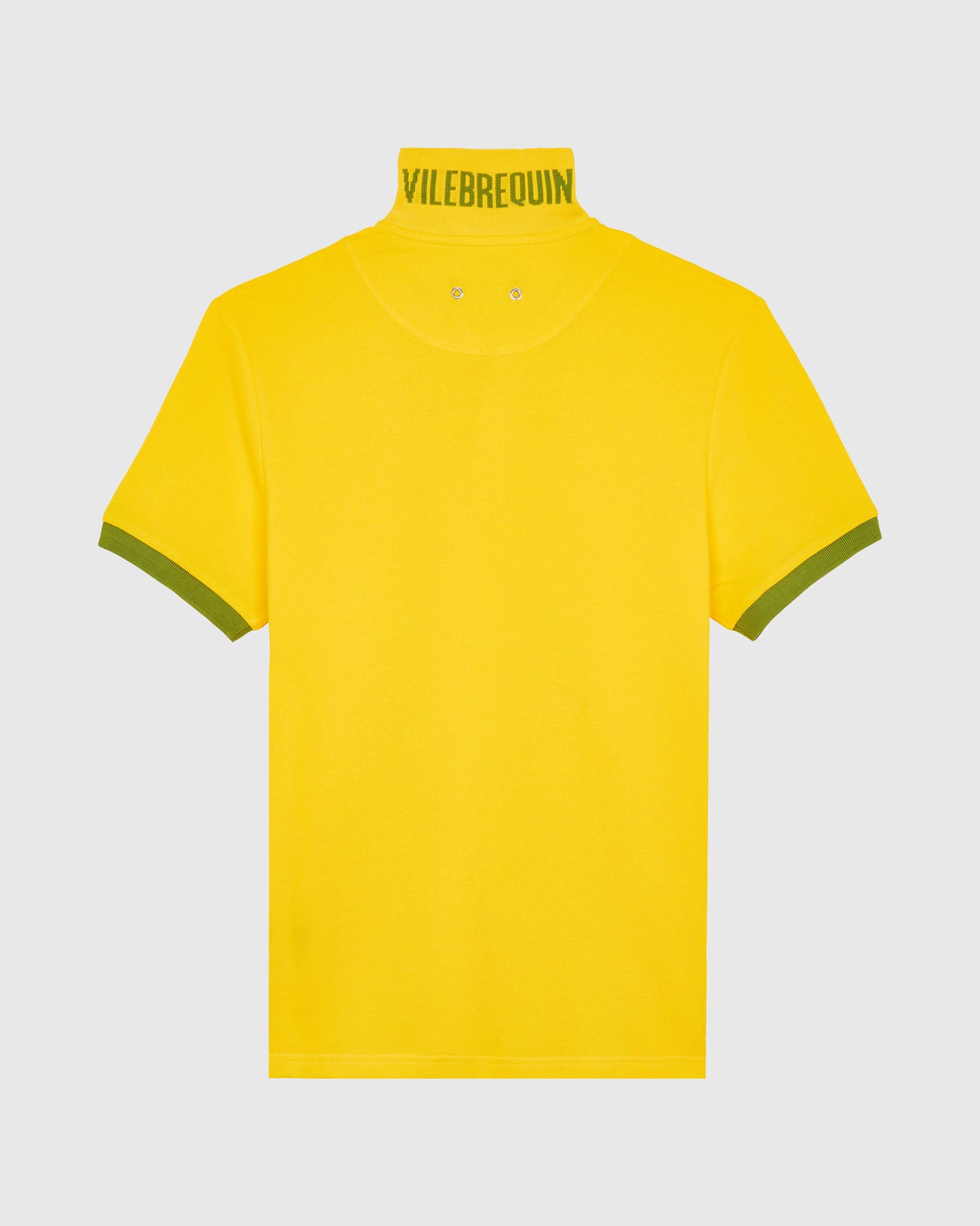 Vilebrequin Men Cotton Pique Polo Shirt Solid - Yellow Sun