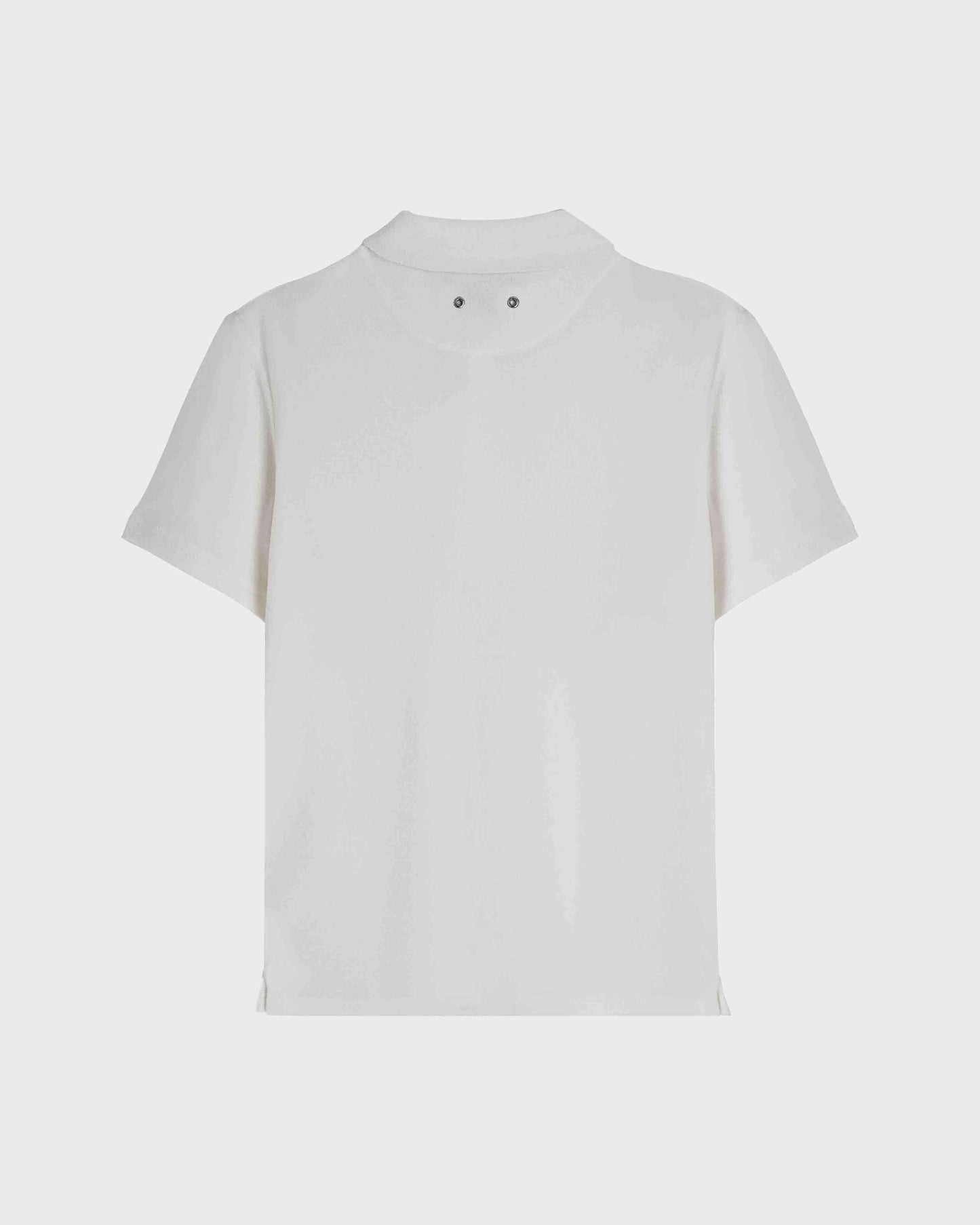 Vilebrequin Men Cotton Bowling Shirt Solid - Beige Chalk Shirt