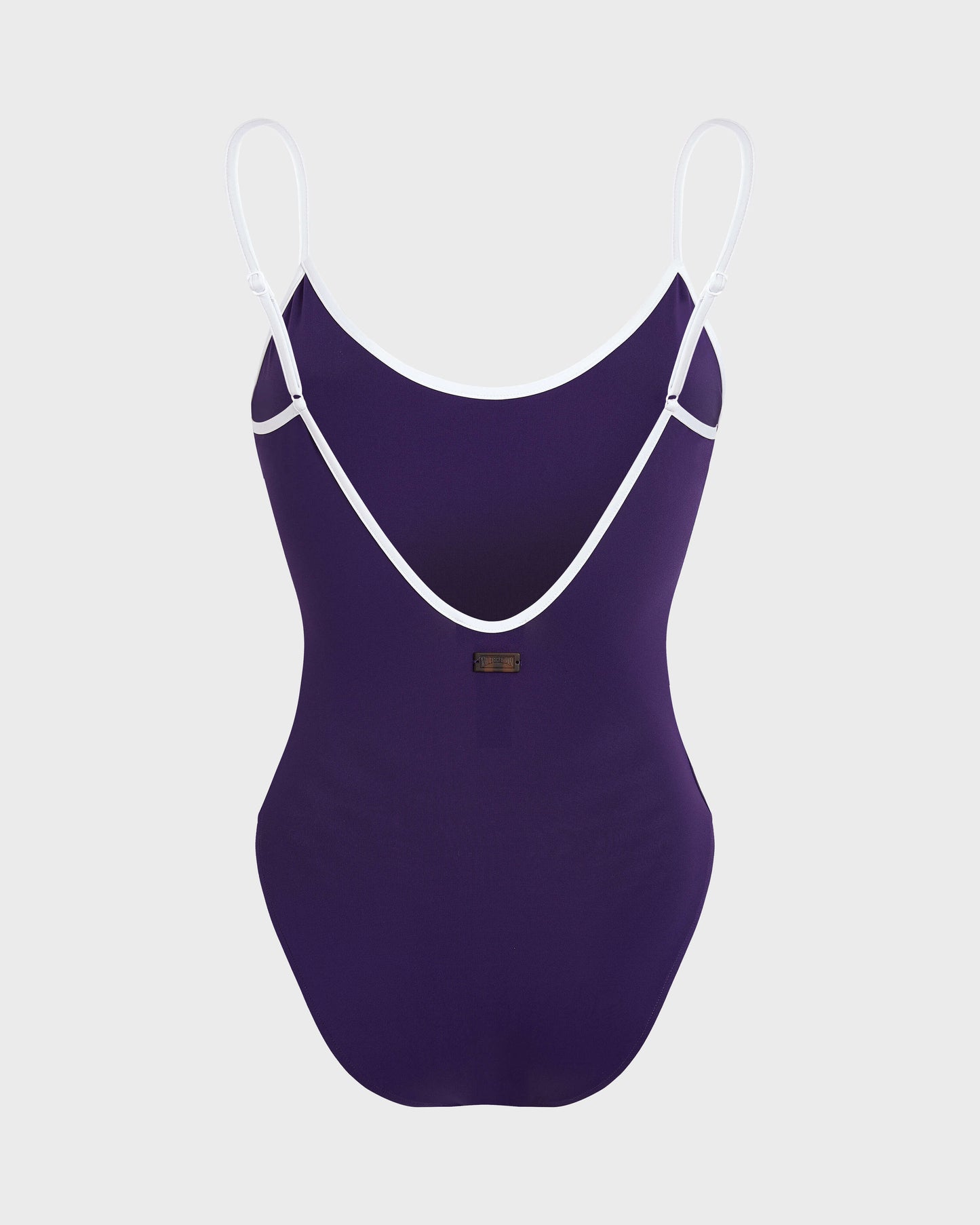 Vilebrequin Women Low-back One-piece Swimsuit Solid - Purple Violette