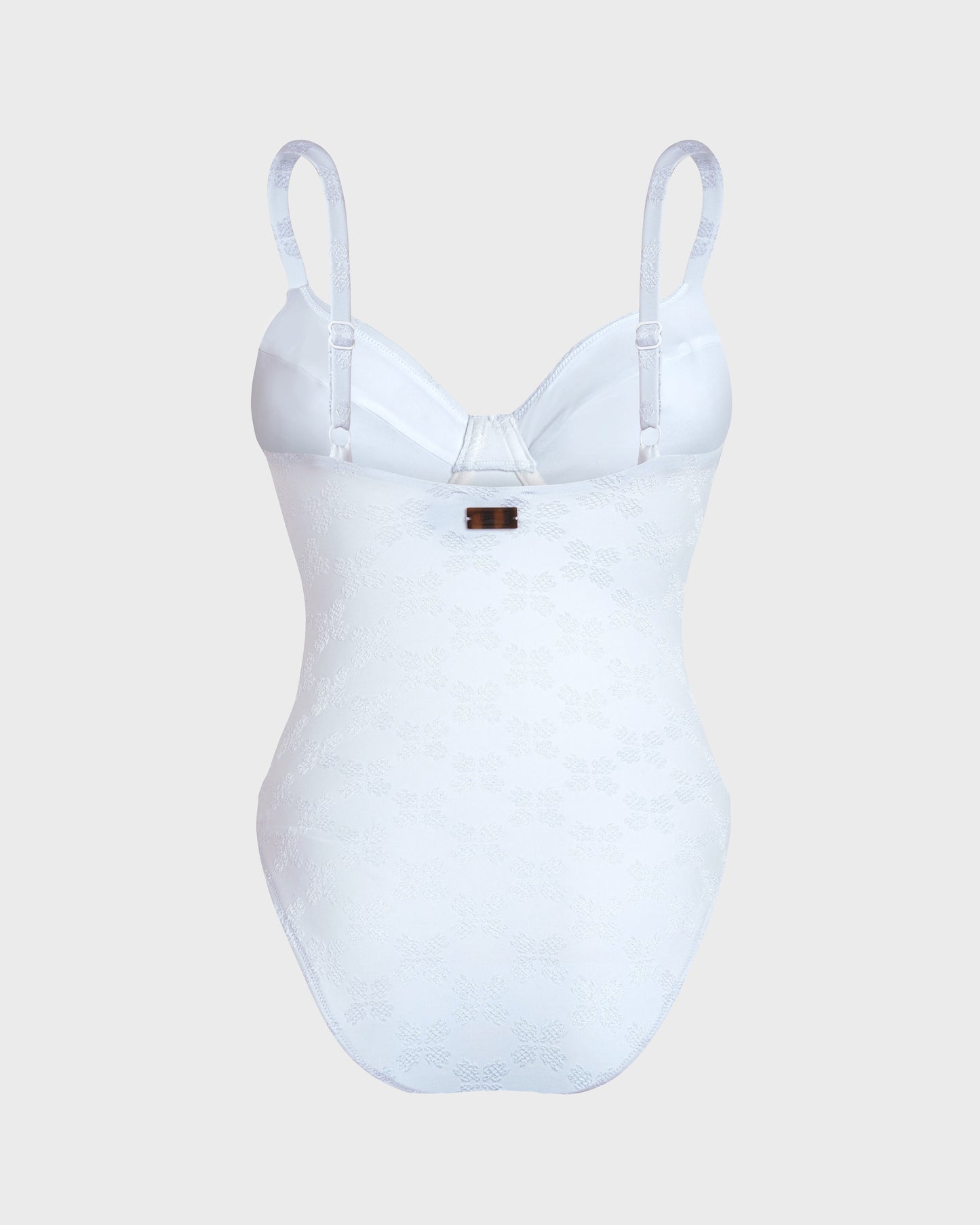 Vilebrequin Women Underwire One-piece Swimsuit Turtles Monogram - White