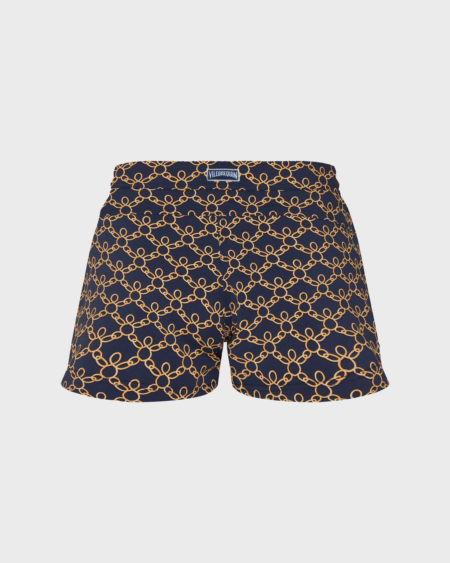 Vilebrequin Women Swim Shorts Turtles Chain - Blue Navy