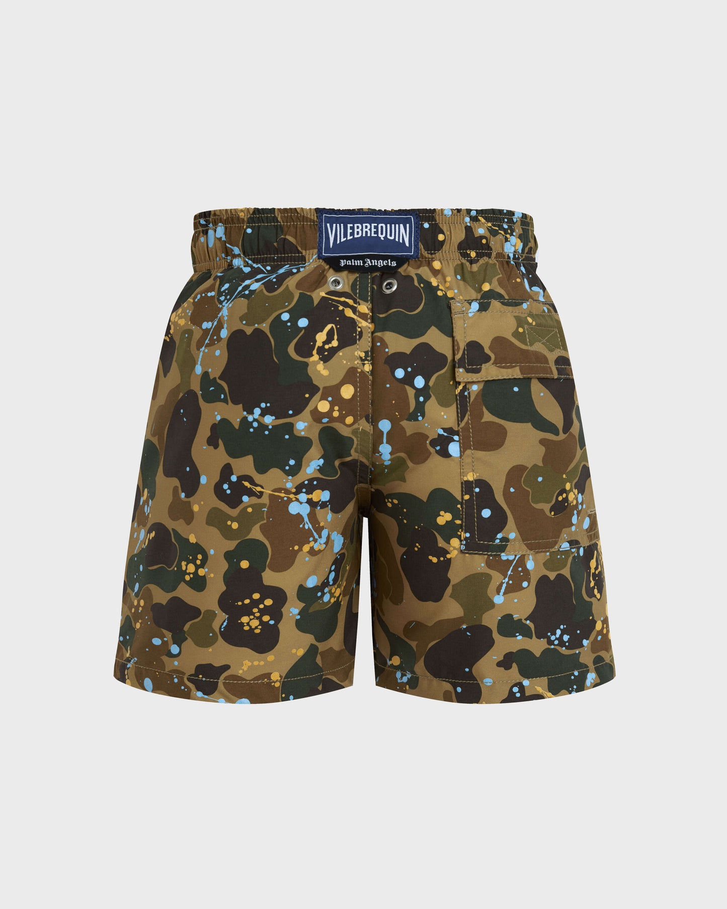 Vilebrequin Boys Boys Swim Shorts Camo Splash - VBQ x Palm Angels