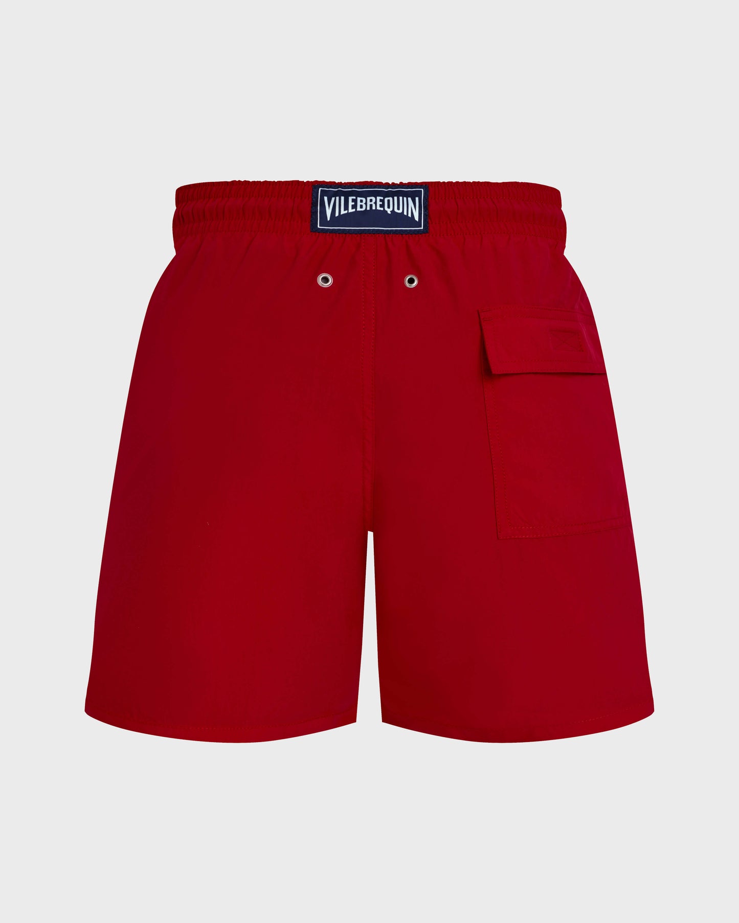 Vilebrequin Boys Boys Swim Shorts Water-reactive Ronde Des Tortues - Red Lipstick