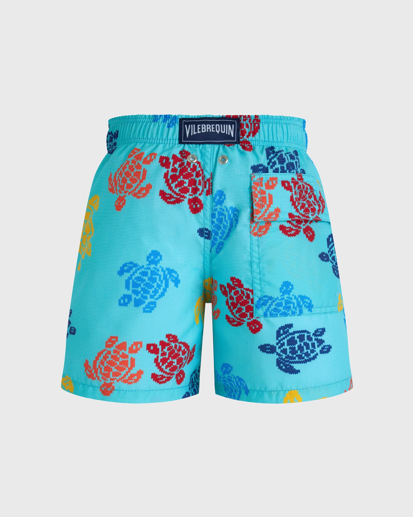 Vilebrequin Boys Boys Swim Shorts Ronde des Tortues Tricot