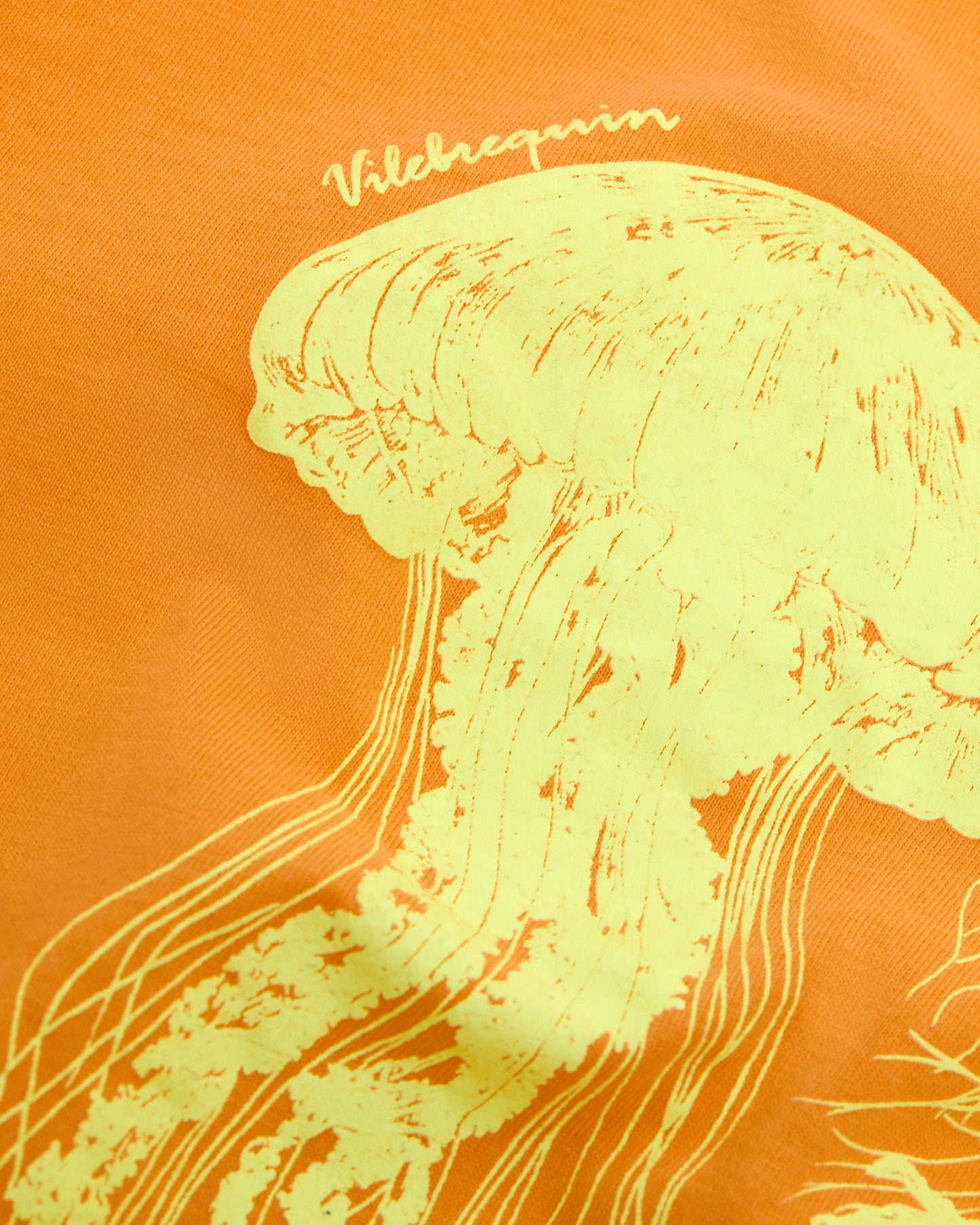 Vilebrequin Boys Boys Organic Cotton T-shirt Medusa - Orange Vitamin