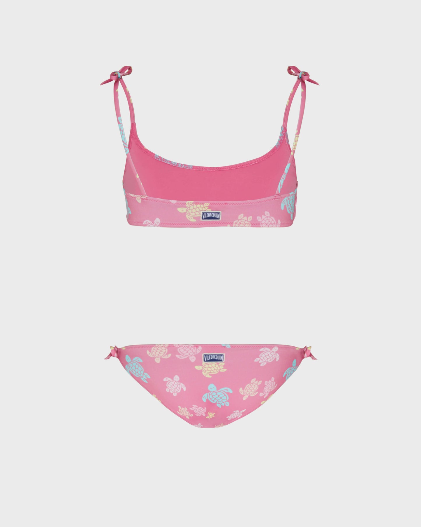 Vilebrequin Girls Girls Two-pieces Swimsuit Tortues Multicolores - Pink Boudoir
