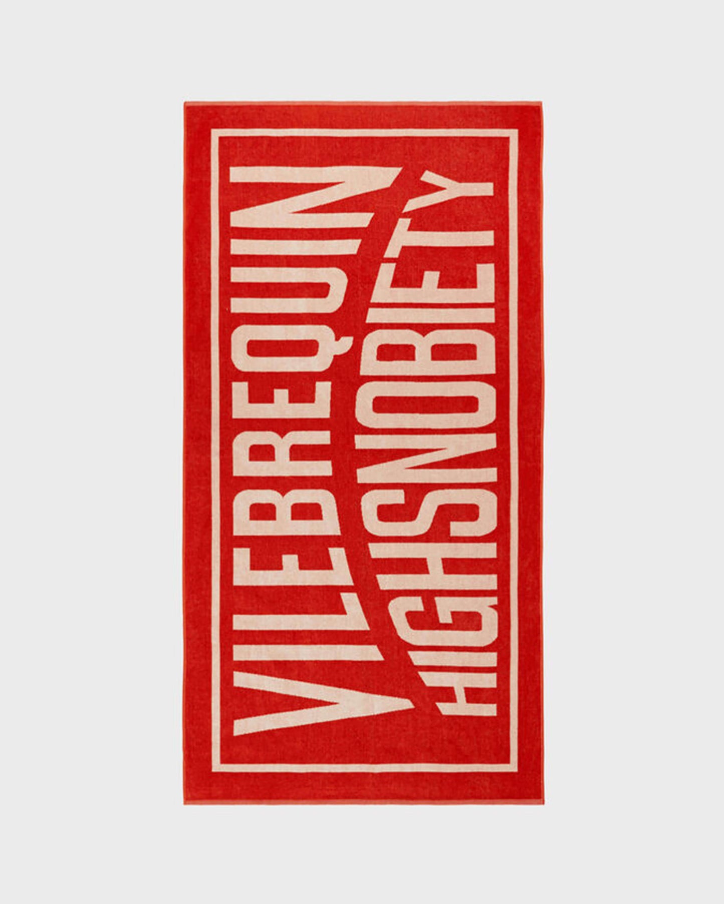Vilebrequin Accessories Organic Cotton Towel Solid - Vilebrequin x Highsnobiety - Red Rooibos Website | SANZ3200
