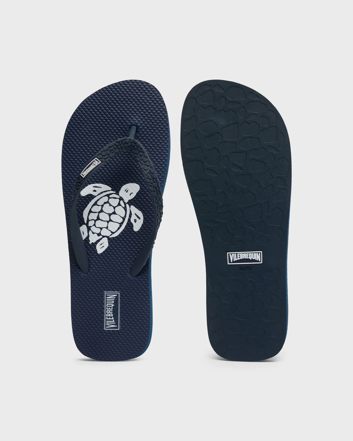 Vilebrequin Accessories Flip Flops Turtle - Blue Navy