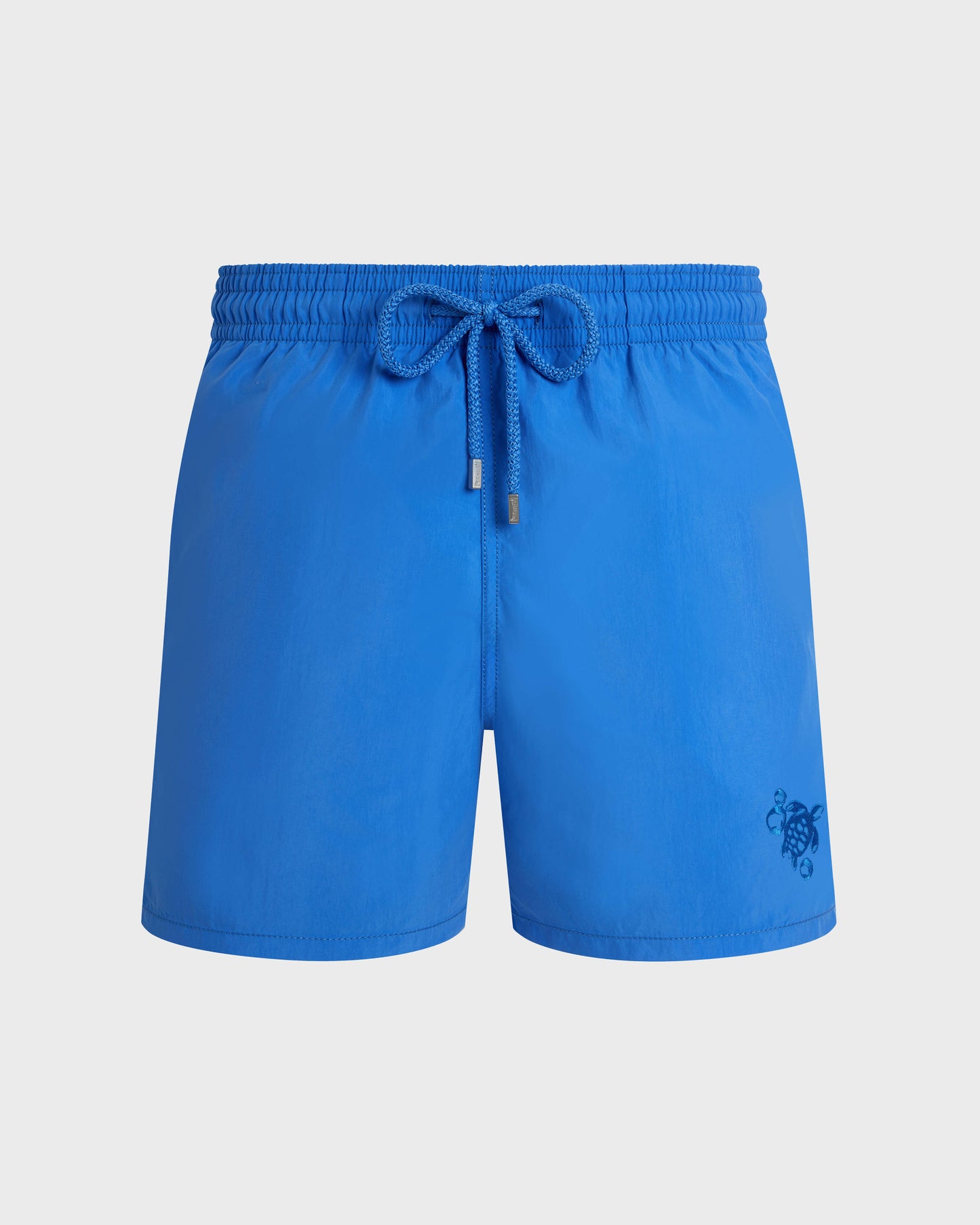 Vilebrequin Men Swim Trunks Water-reactive Bubble Turtles 3D - Blue Earthenware