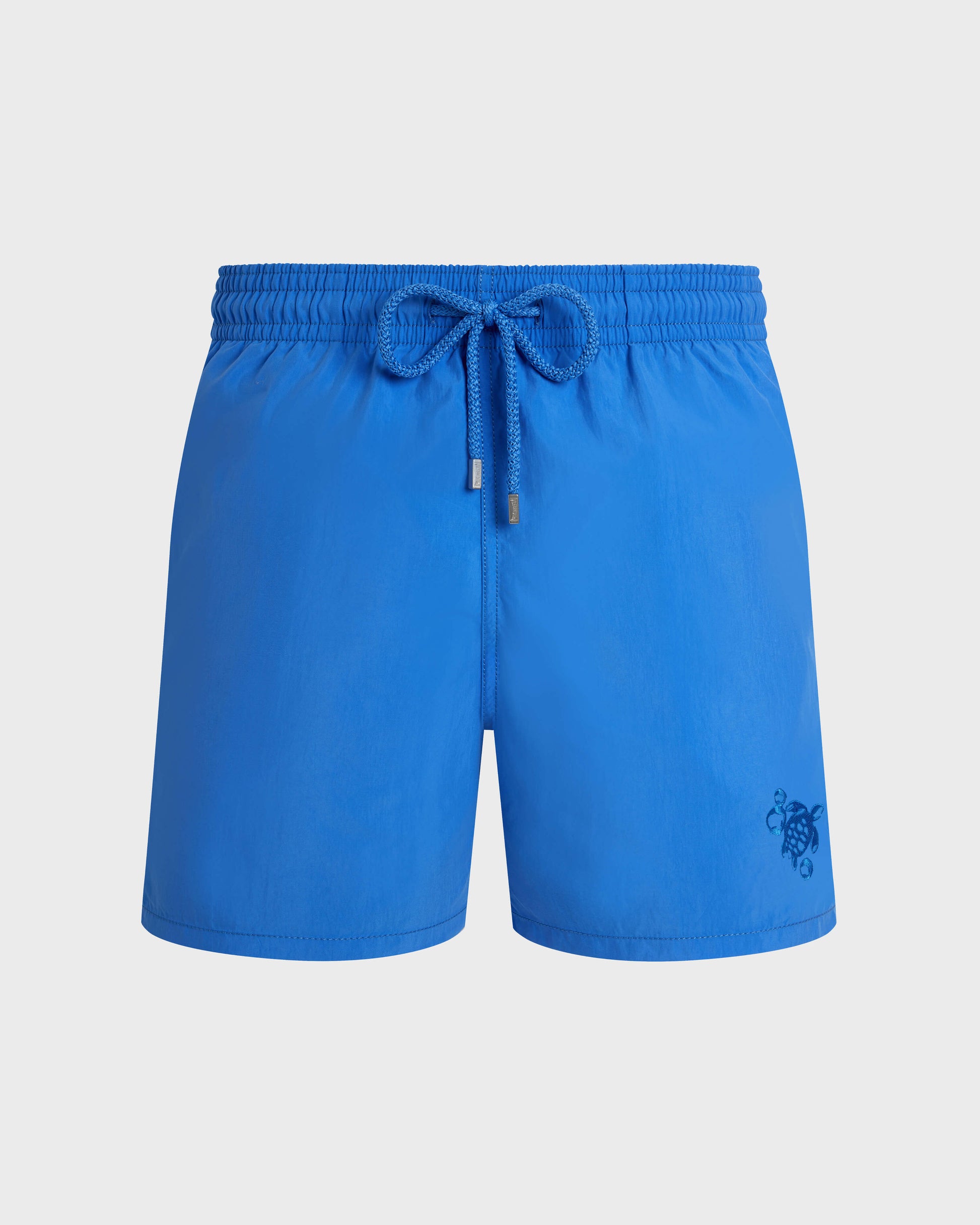Vilebrequin Men Swim Trunks Water-reactive Bubble Turtles 3D - Blue Earthenware