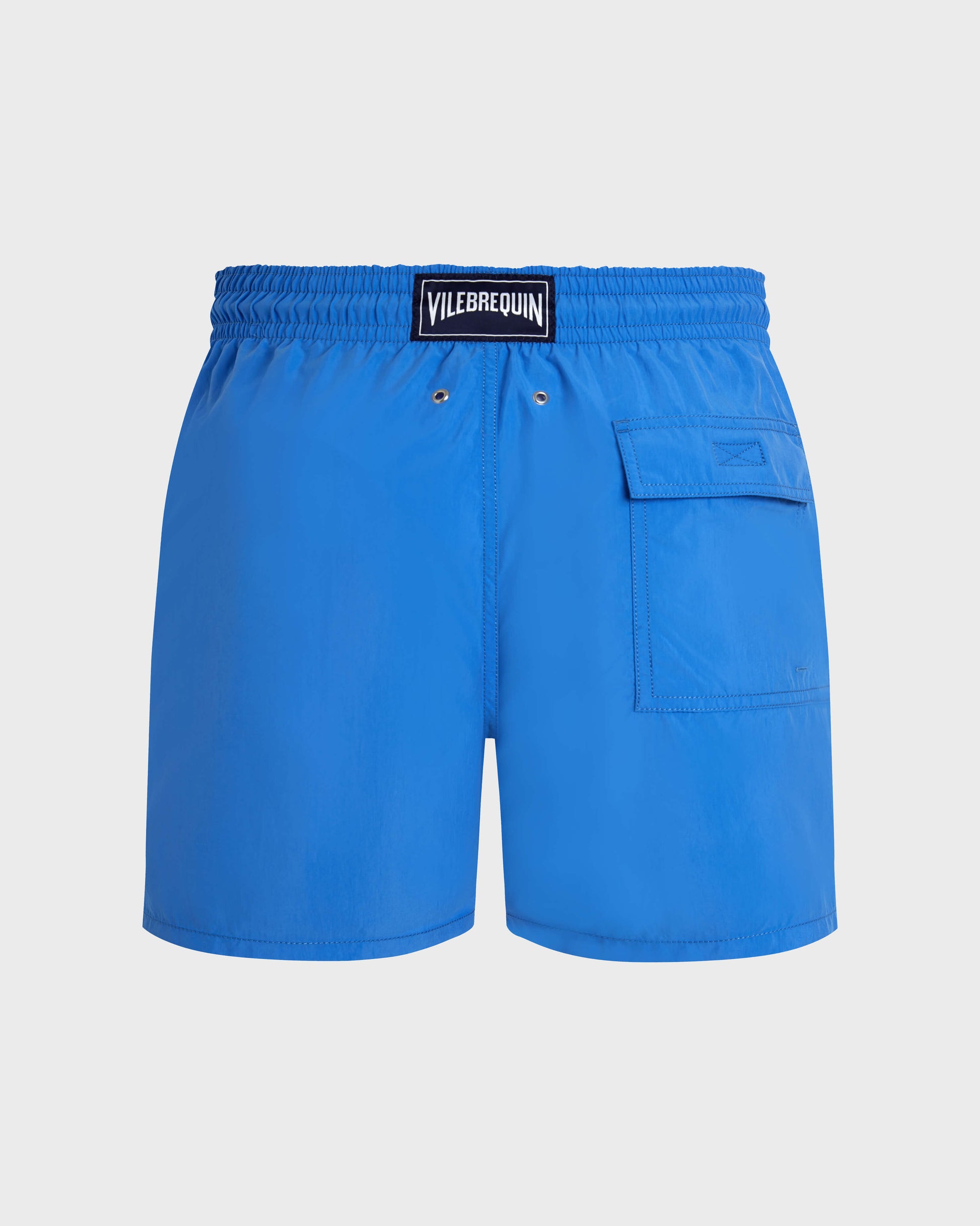 Vilebrequin Men Swim Trunks Water-reactive Bubble Turtles 3D - Blue Earthenware