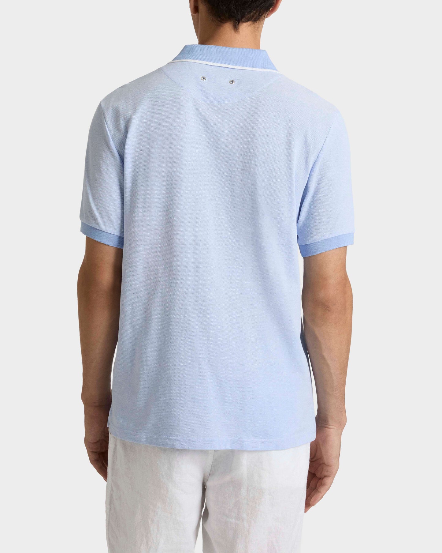 Vilebrequin Men Cotton Polo Shirt Solid - Blue Cloudy