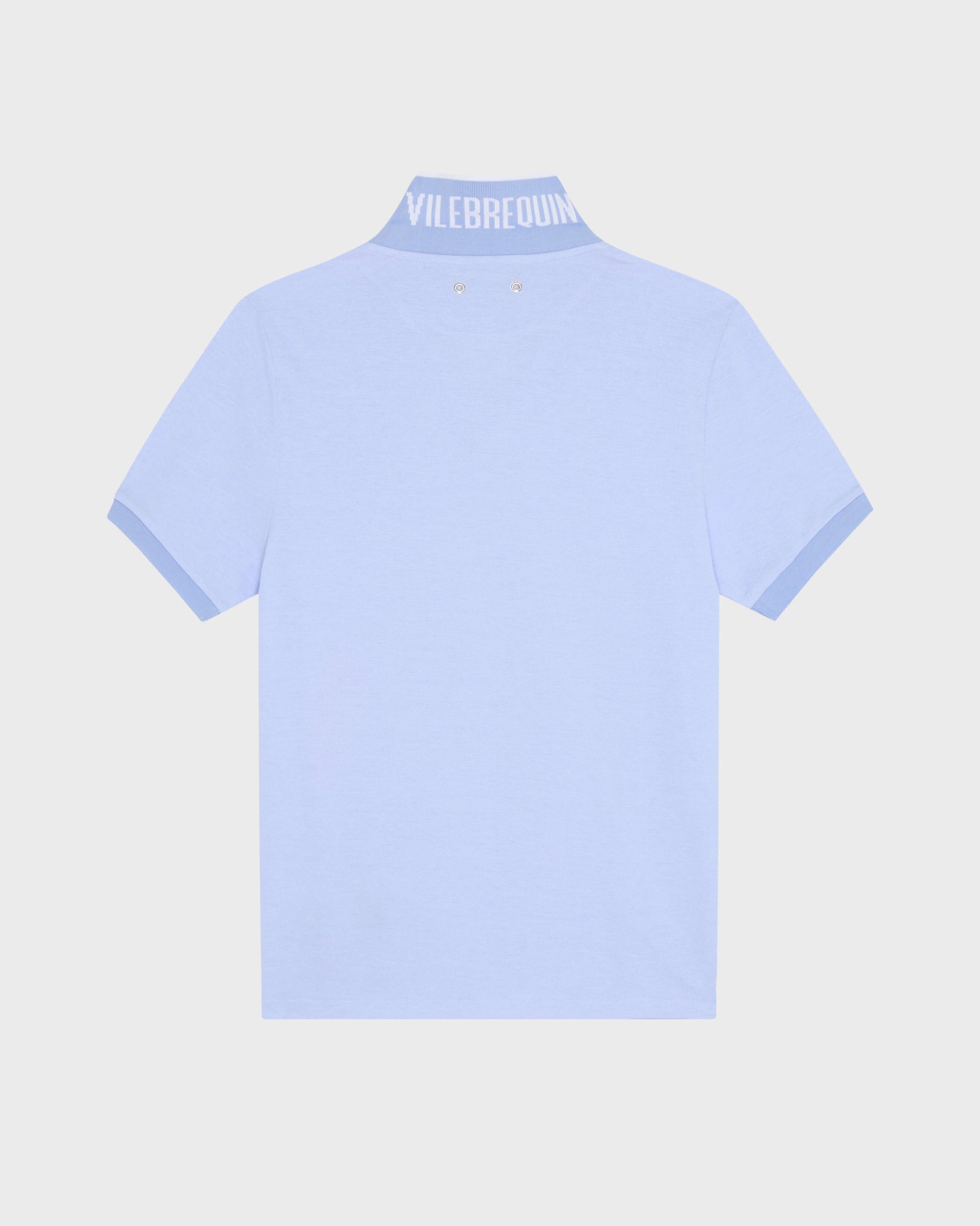 Vilebrequin Men Cotton Polo Shirt Solid - Blue Cloudy