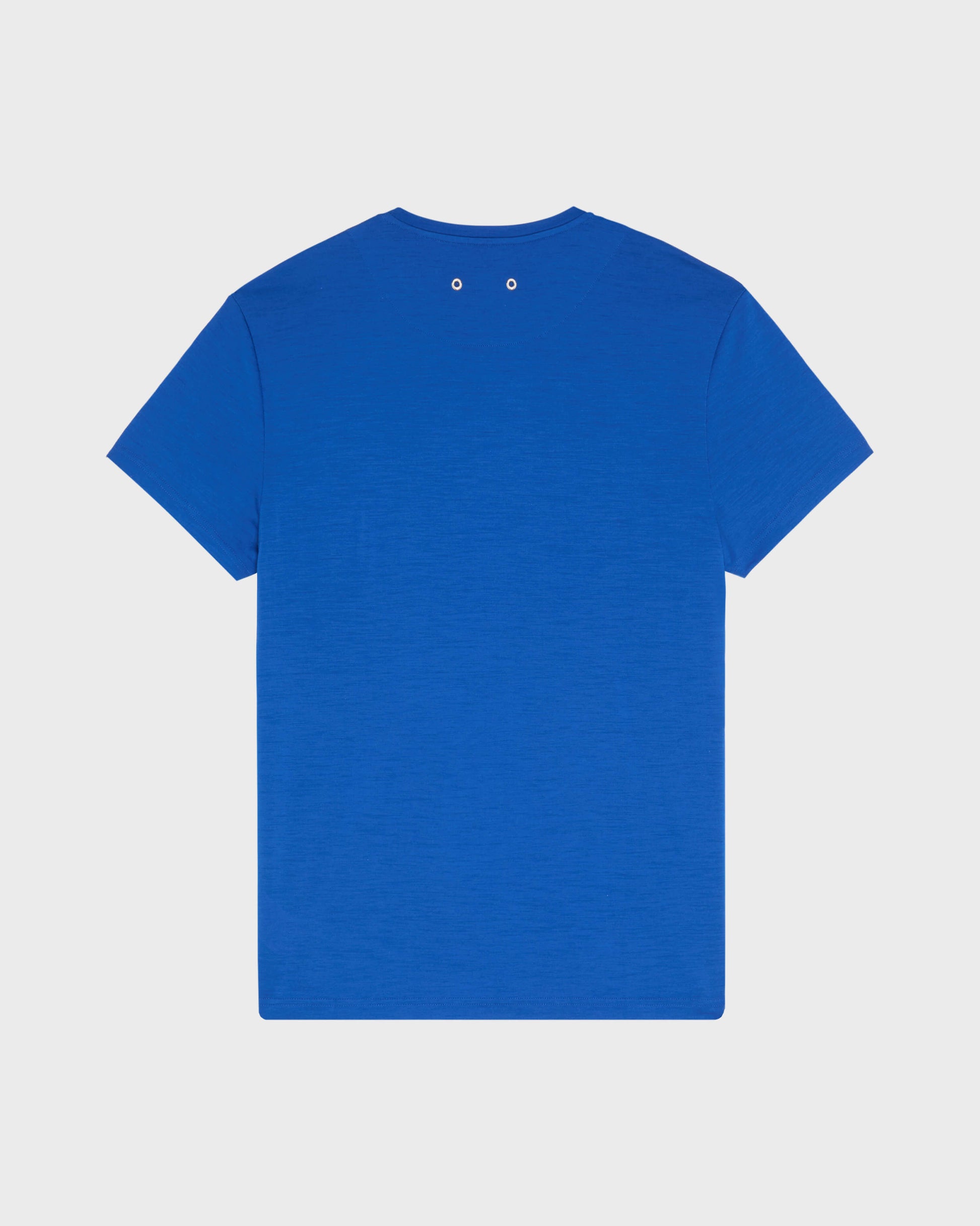Vilebrequin Men Wool T-shirt Solid - Sea blue