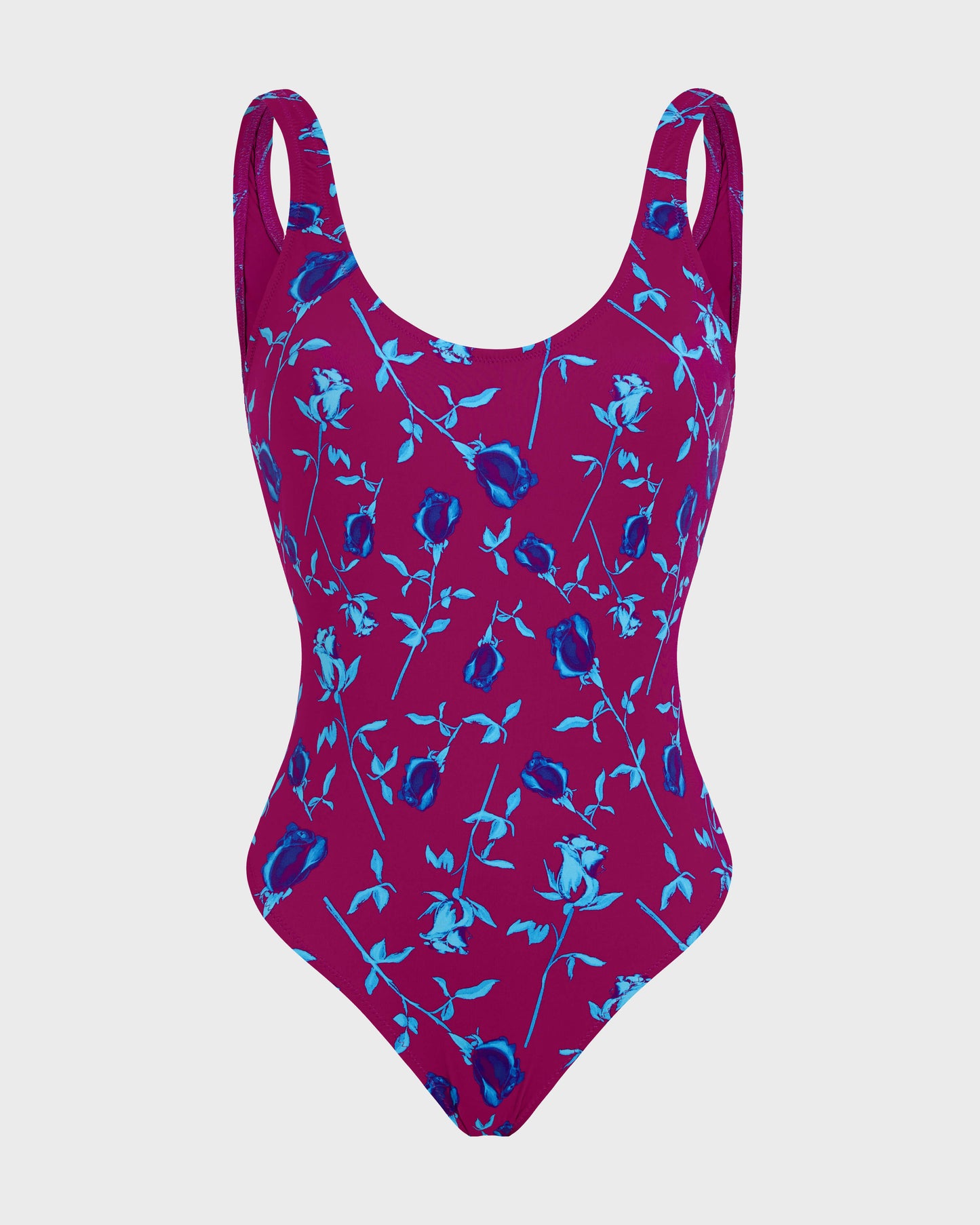 Vilebrequin Women Low-back Swimsuit One-piece Roses - Red Crimson purple