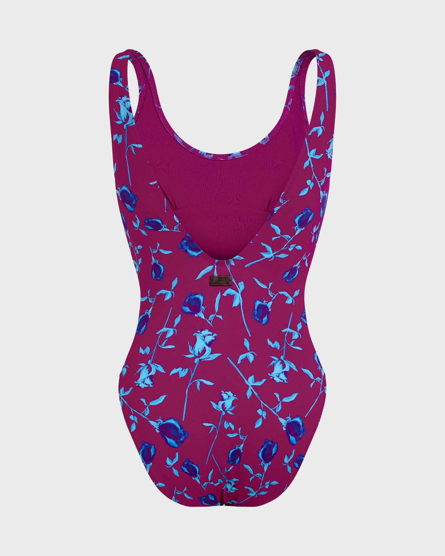 Vilebrequin Women Low-back Swimsuit One-piece Roses - Red Crimson purple