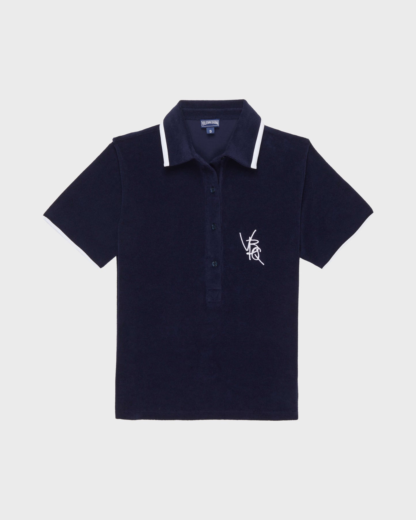 Vilebrequin Women Terry Polo VBQ Line - Blue Navy