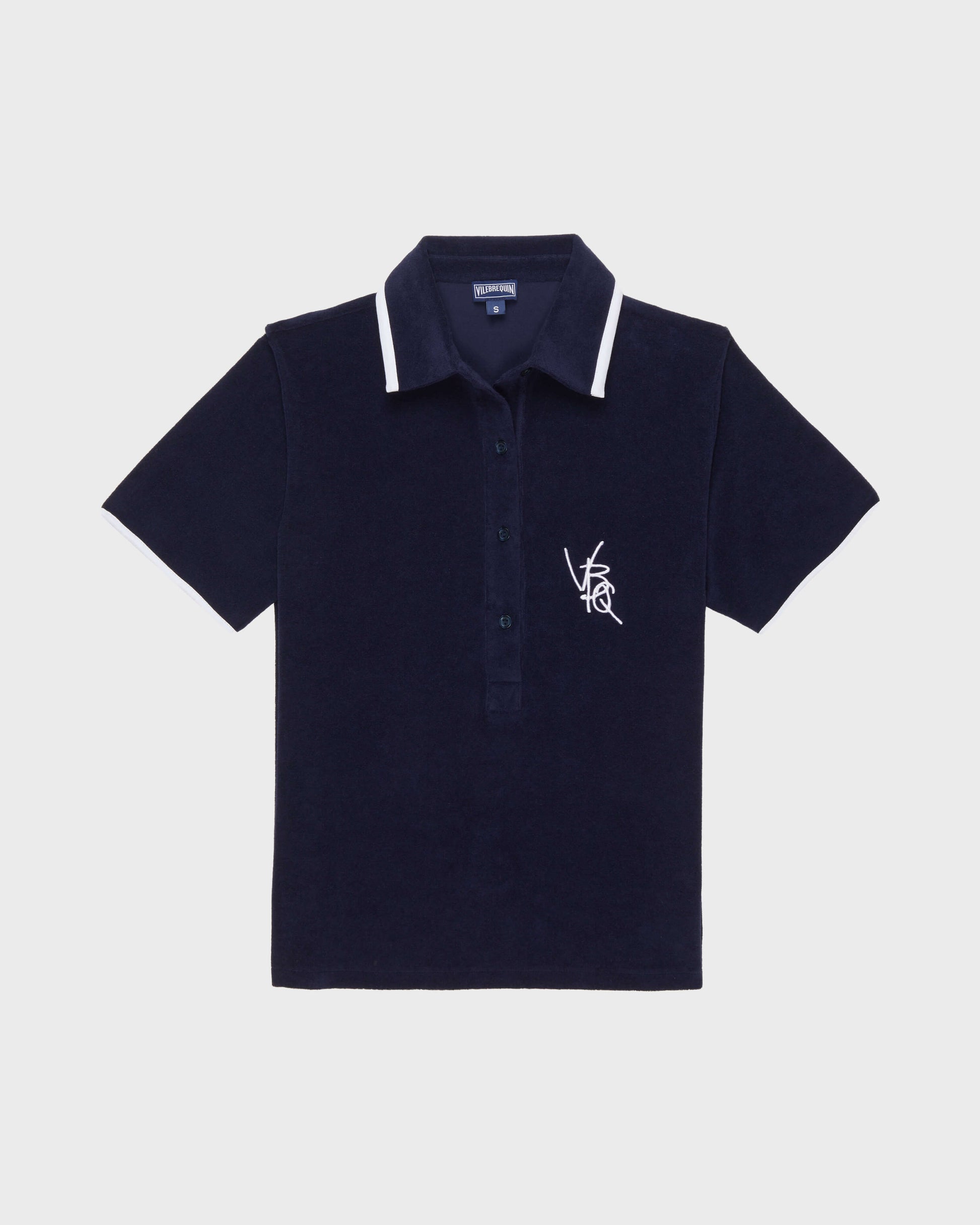 Vilebrequin Women Terry Polo VBQ Line - Blue Navy