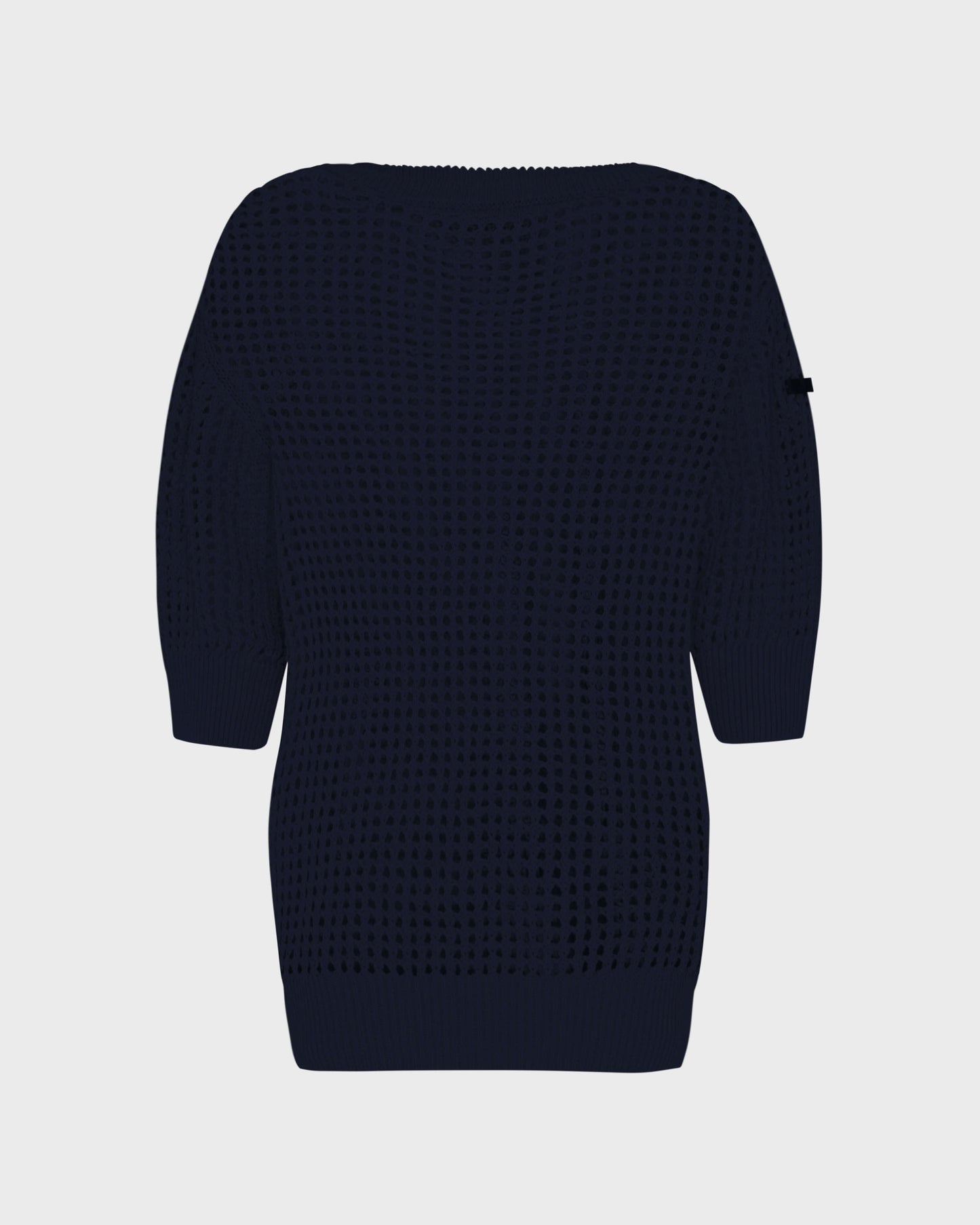 Vilebrequin Women Crochet Sweater Solid - Blue Navy