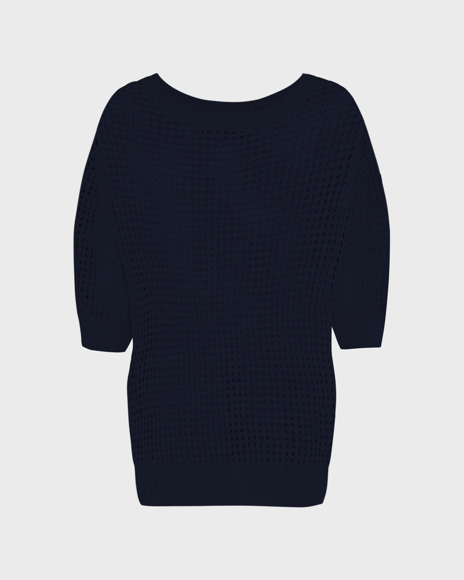 Vilebrequin Women Crochet Sweater Solid - Blue Navy