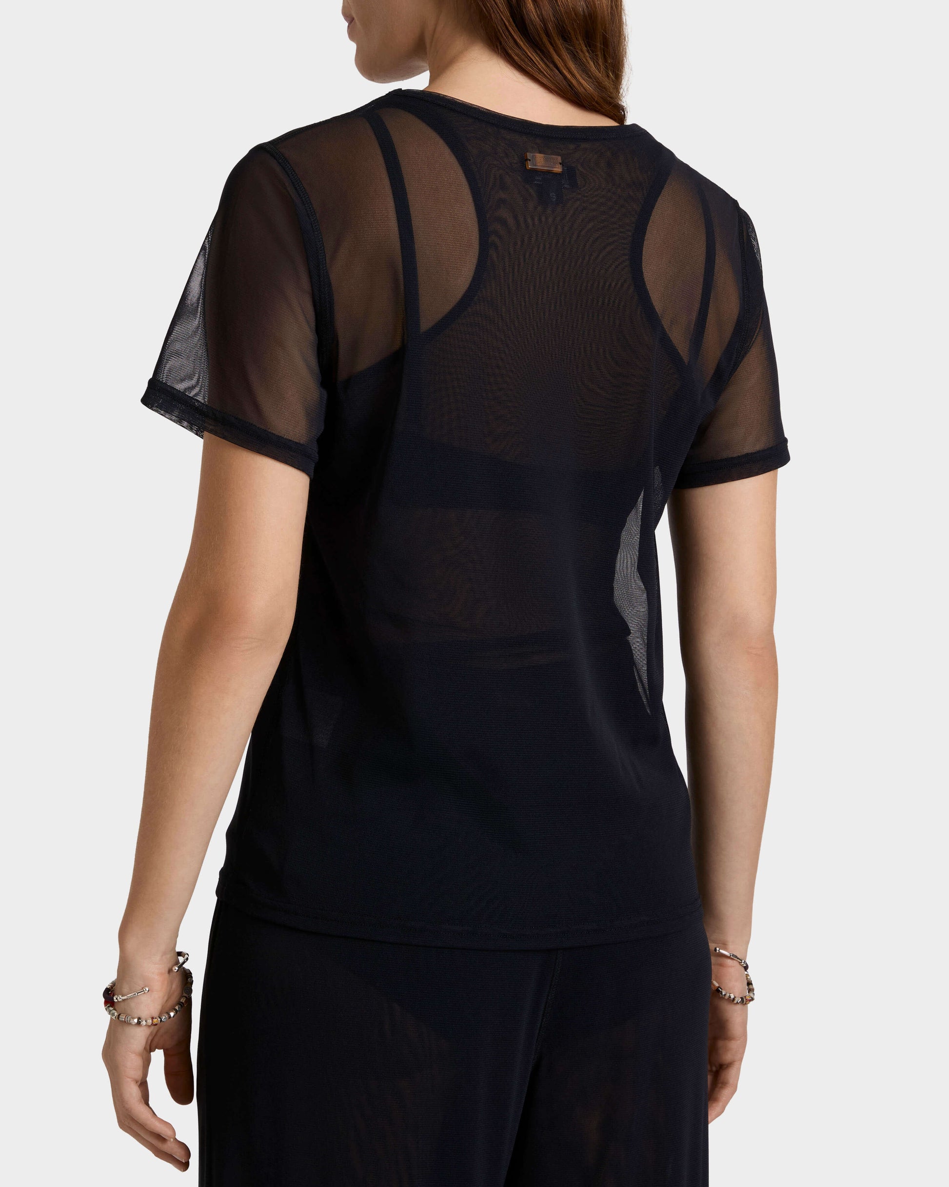 Vilebrequin Women Tulle T-shirt Solid - Black