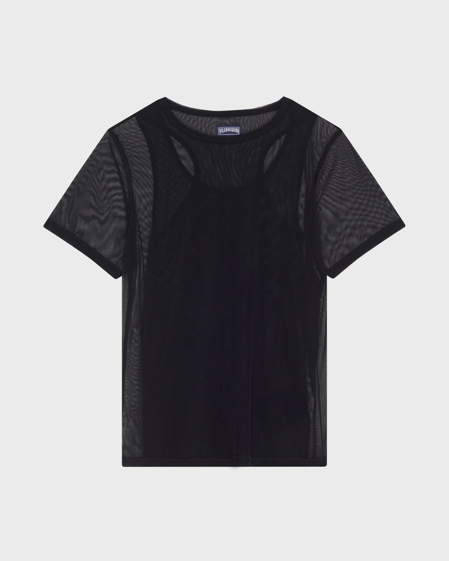 Vilebrequin Women Tulle T-shirt Solid - Black