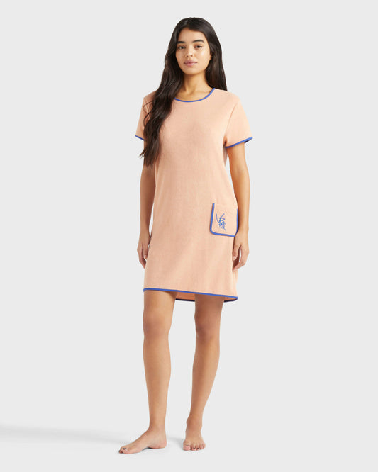 Vilebrequin Women Terry Dress VBQ Line - Pink Blush