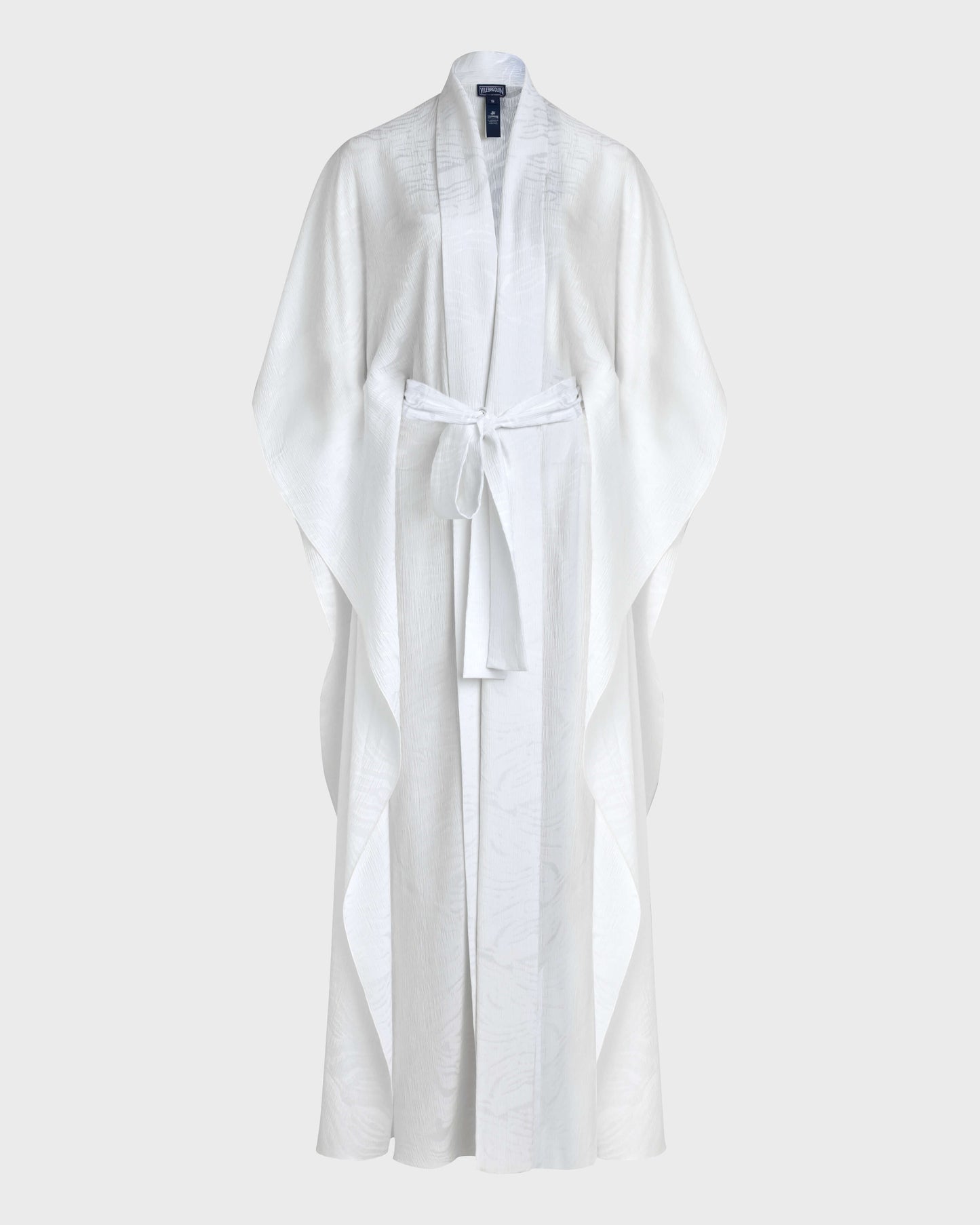 Vilebrequin Women Jacquard Silk Crêpe Kimono - White