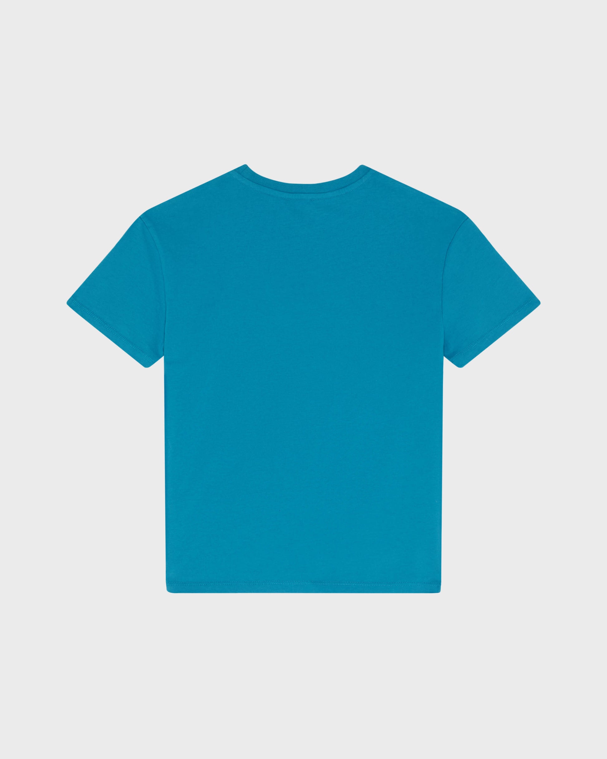 Vilebrequin Boys Boys Organic Cotton T-shirt Embroidered Turtle - Blue Coin coin