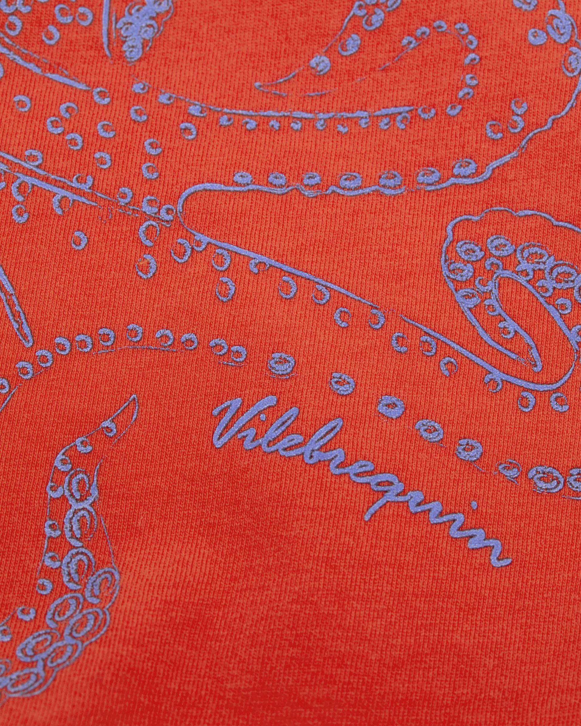 Vilebrequin Boys Boys Organic Cotton T-shirt Octopus - Poppy red