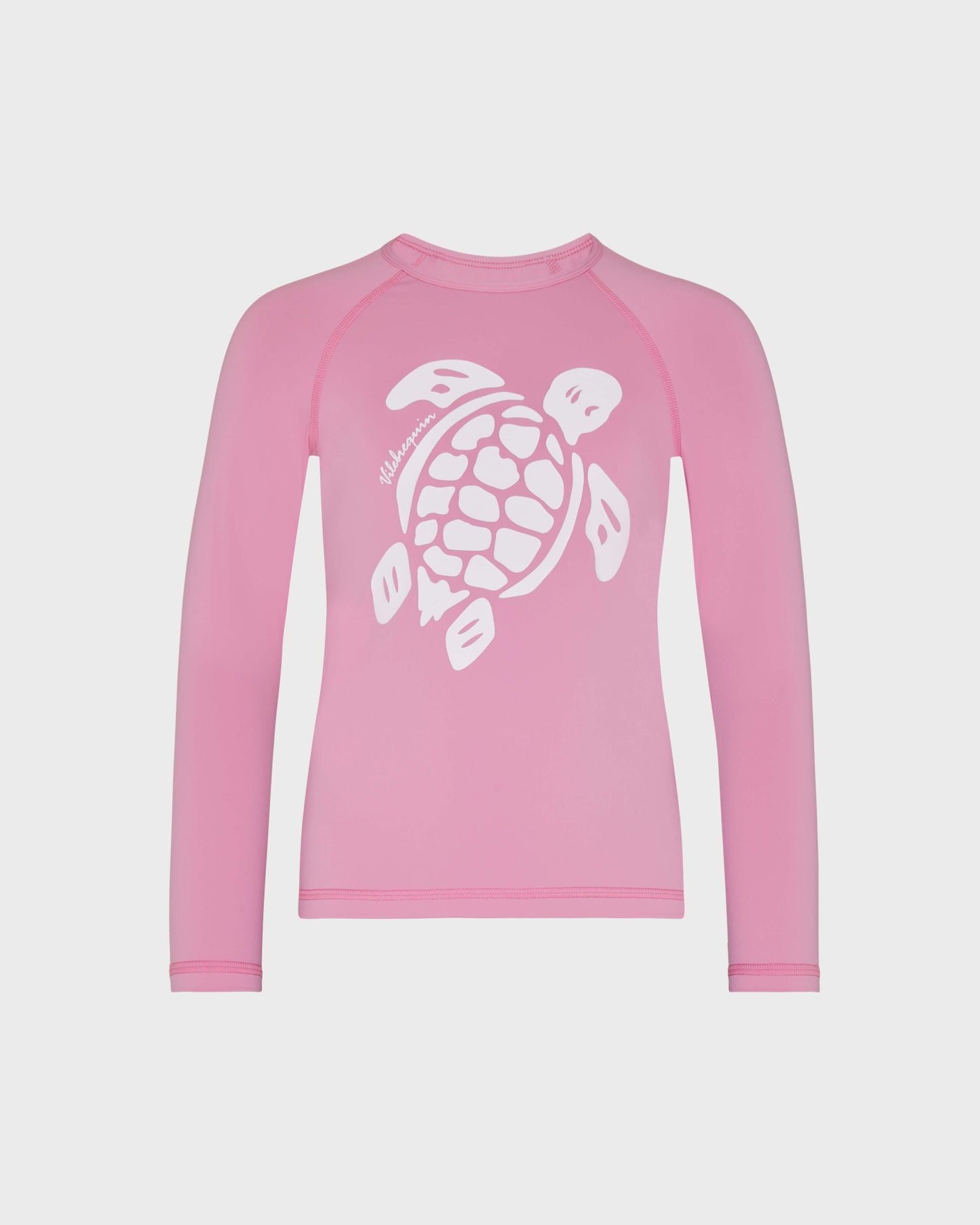 Vilebrequin Girls Girls Long Sleeves Rashguard Solid - Pink Boudoir
