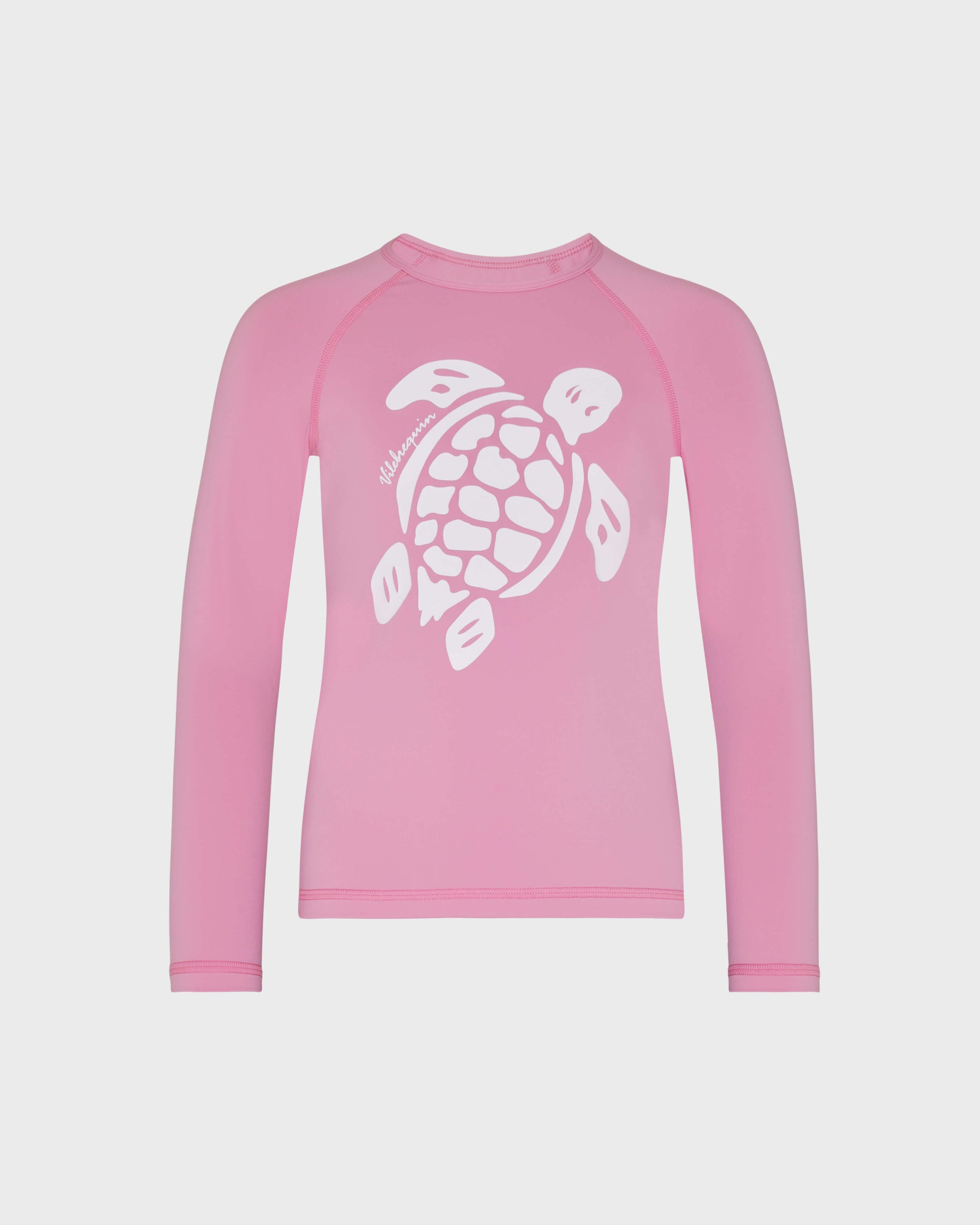 Vilebrequin Girls Girls Long Sleeves Rashguard Solid - Pink Boudoir