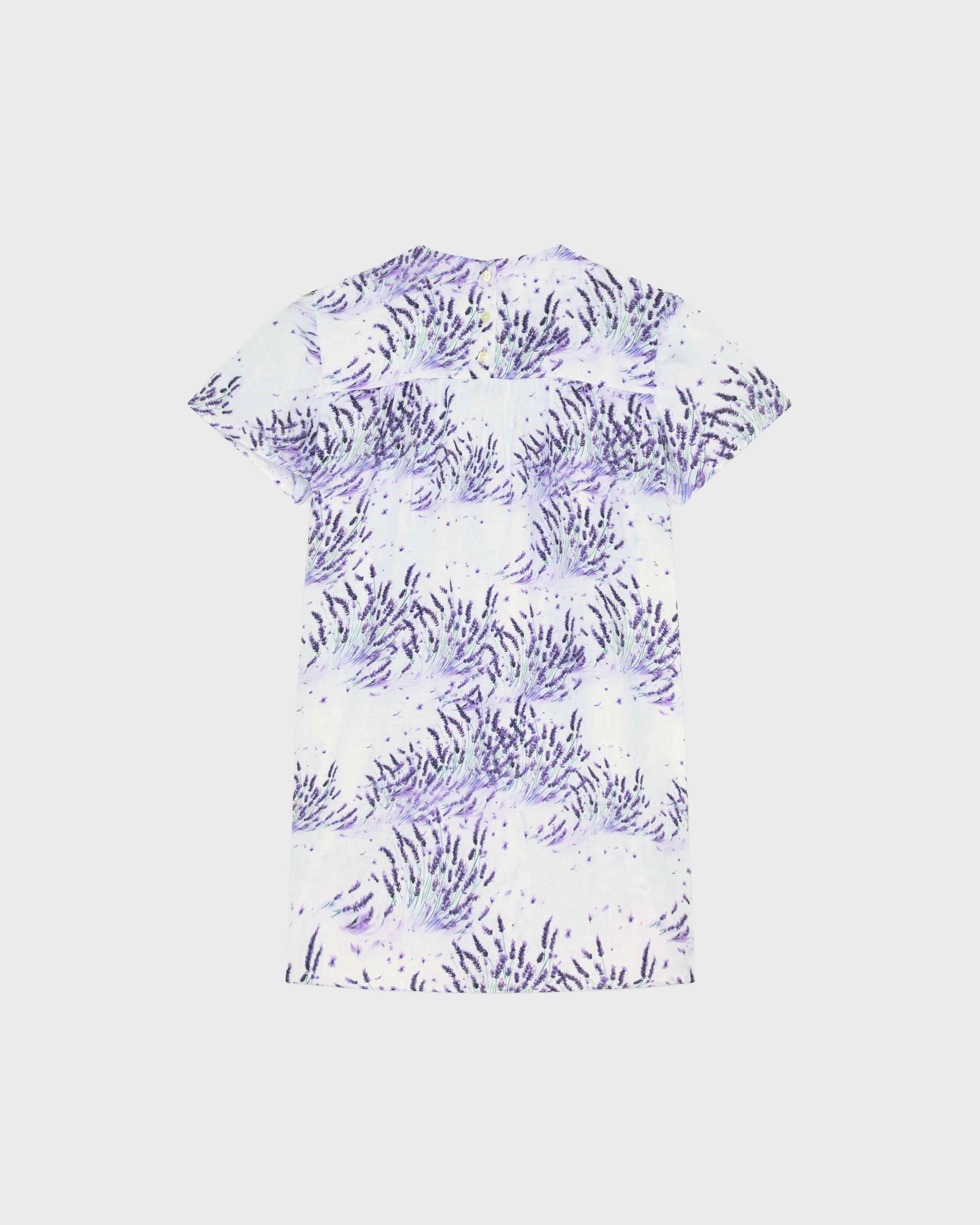 Vilebrequin Girls Girls Linen Dress Lavender - White