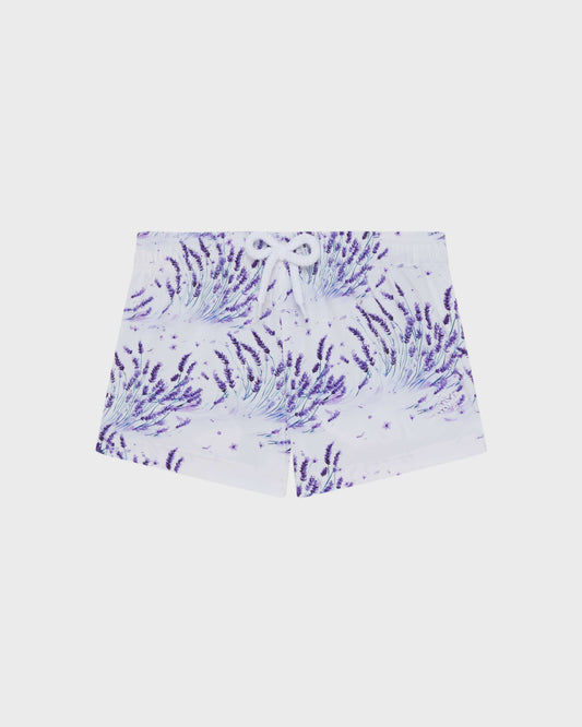 Vilebrequin Girls Girls Swim Trunks Lavender - White
