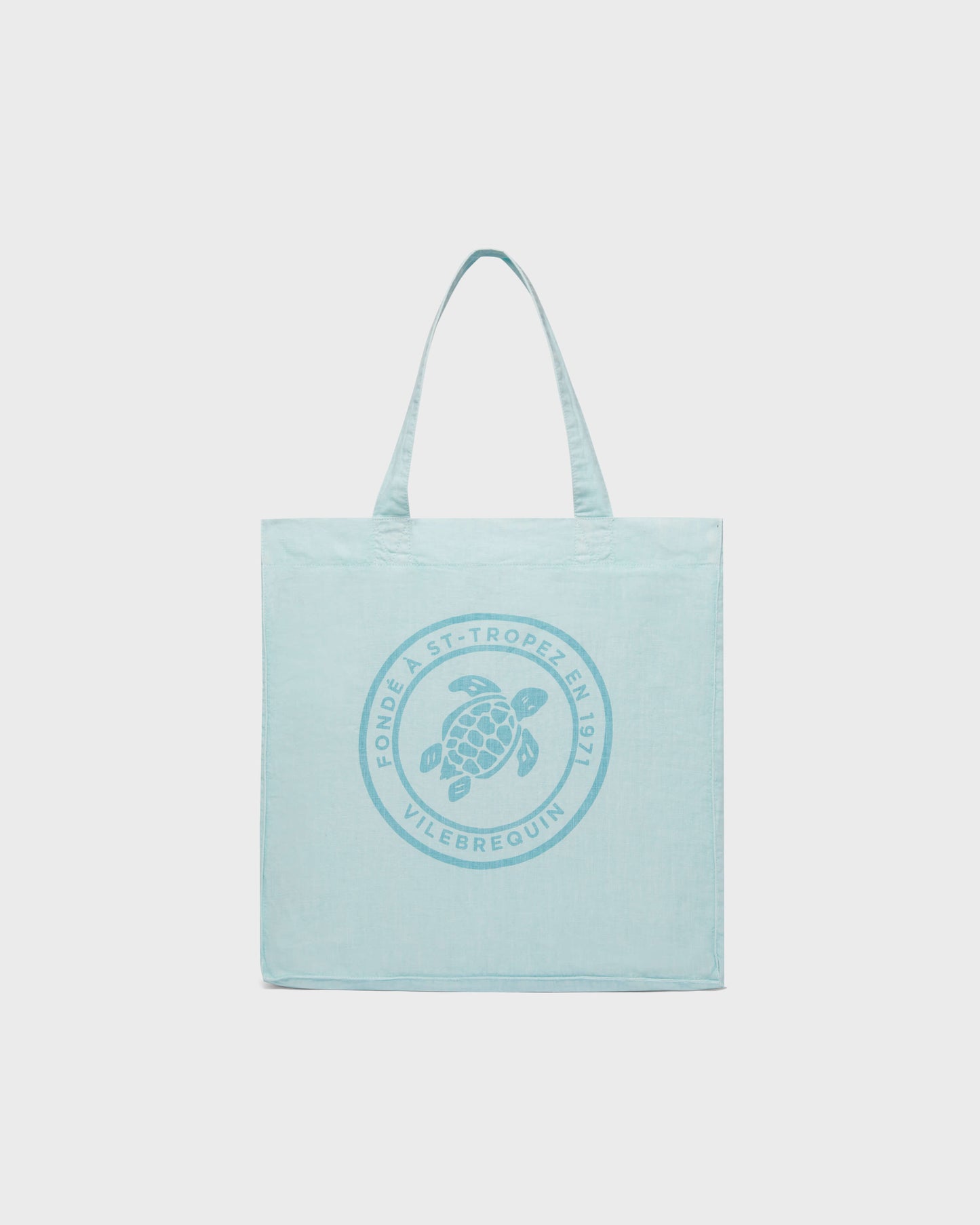 Vilebrequin Accessories Unisex Linen Beach Bag Solid - Blue Pacific Accessories