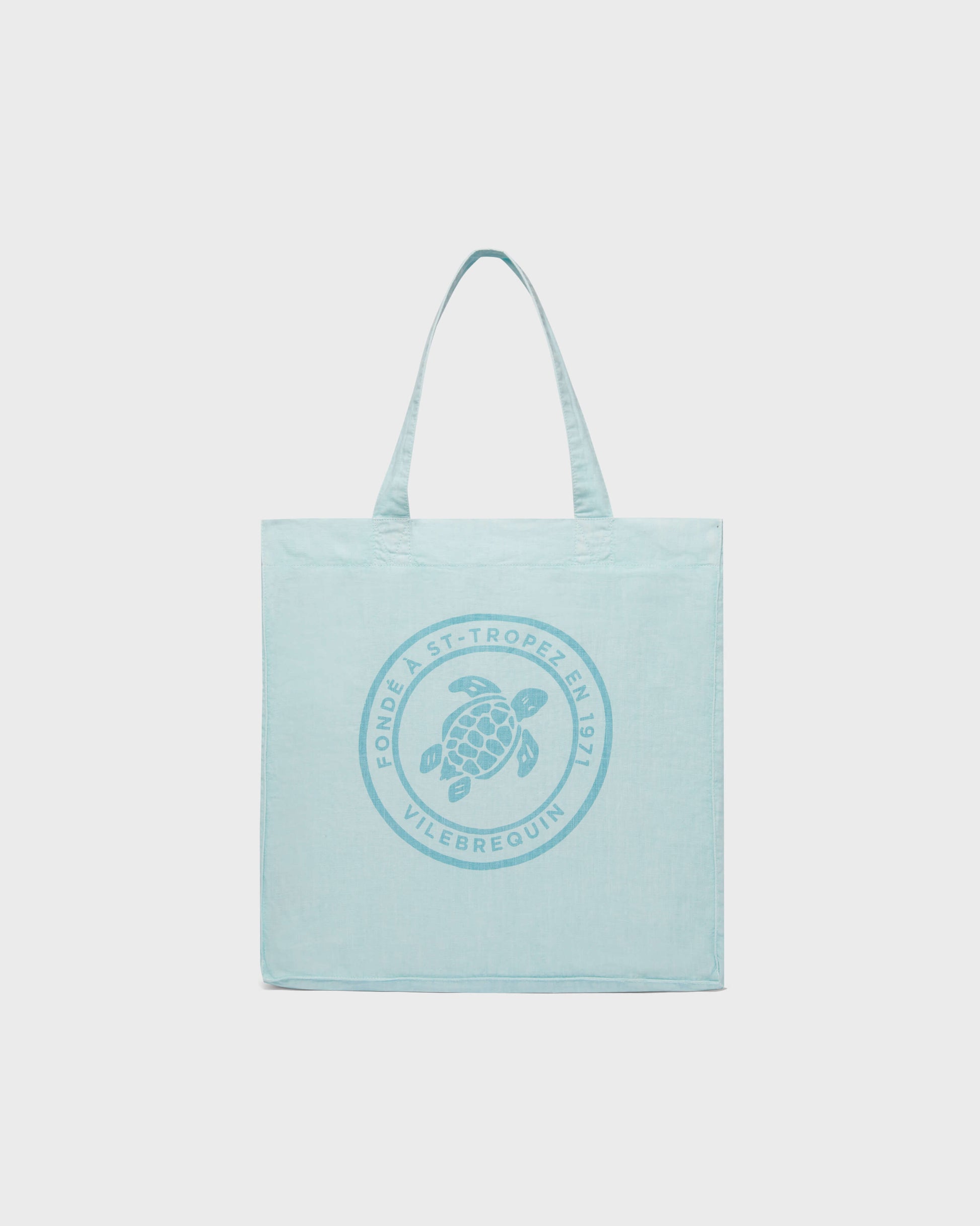 Vilebrequin Accessories Unisex Linen Beach Bag Solid - Blue Pacific Accessories
