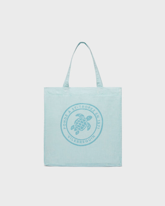 Vilebrequin Accessories Unisex Linen Beach Bag Solid - Blue Pacific Accessories