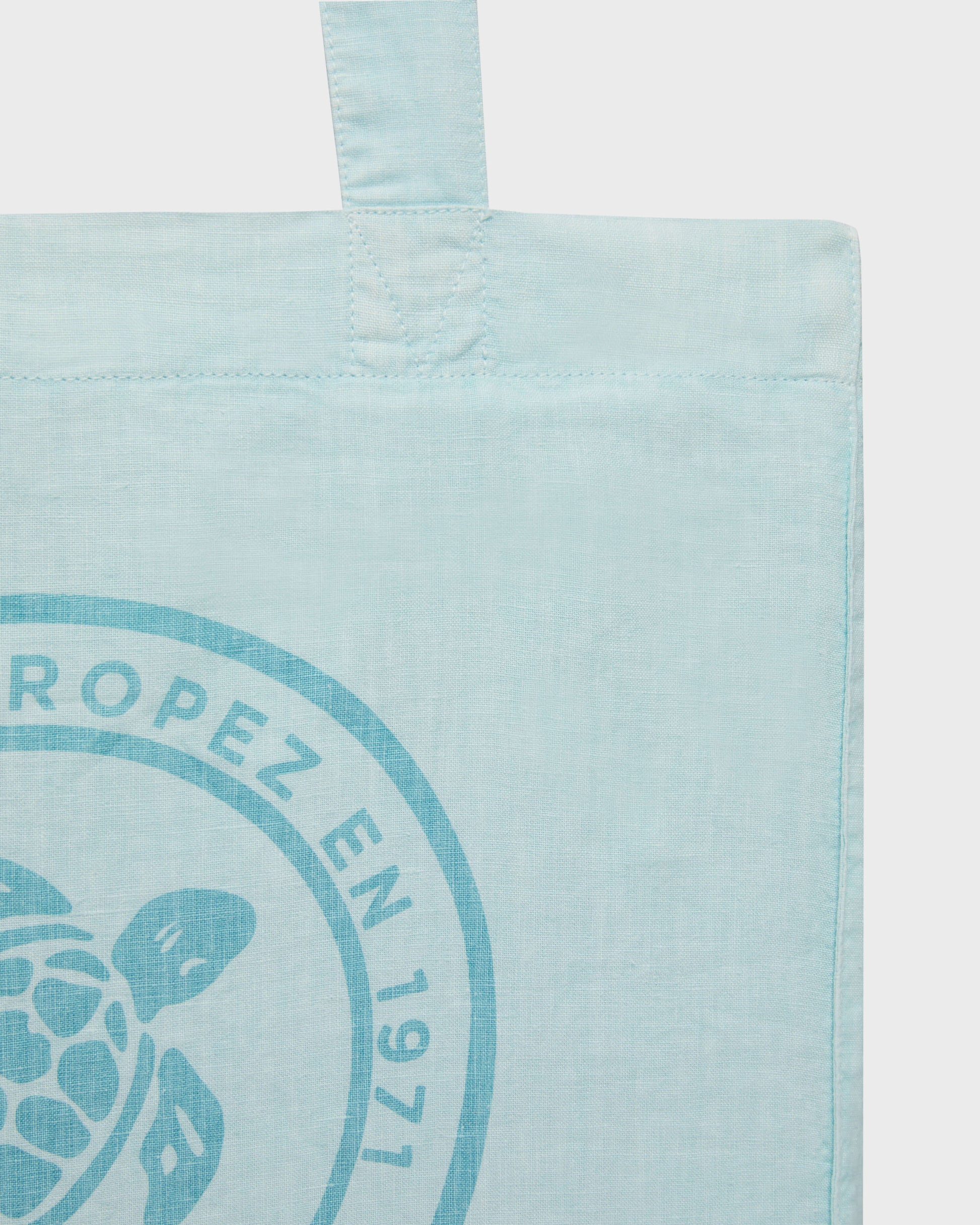 Vilebrequin Accessories Unisex Linen Beach Bag Solid - Blue Pacific Accessories