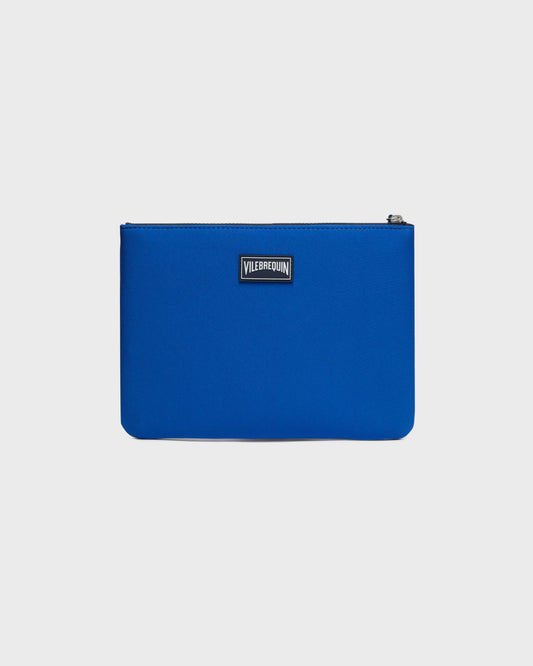 Vilebrequin Accessories Unisex Neoprene Pouch Solid - Blue Marrakech