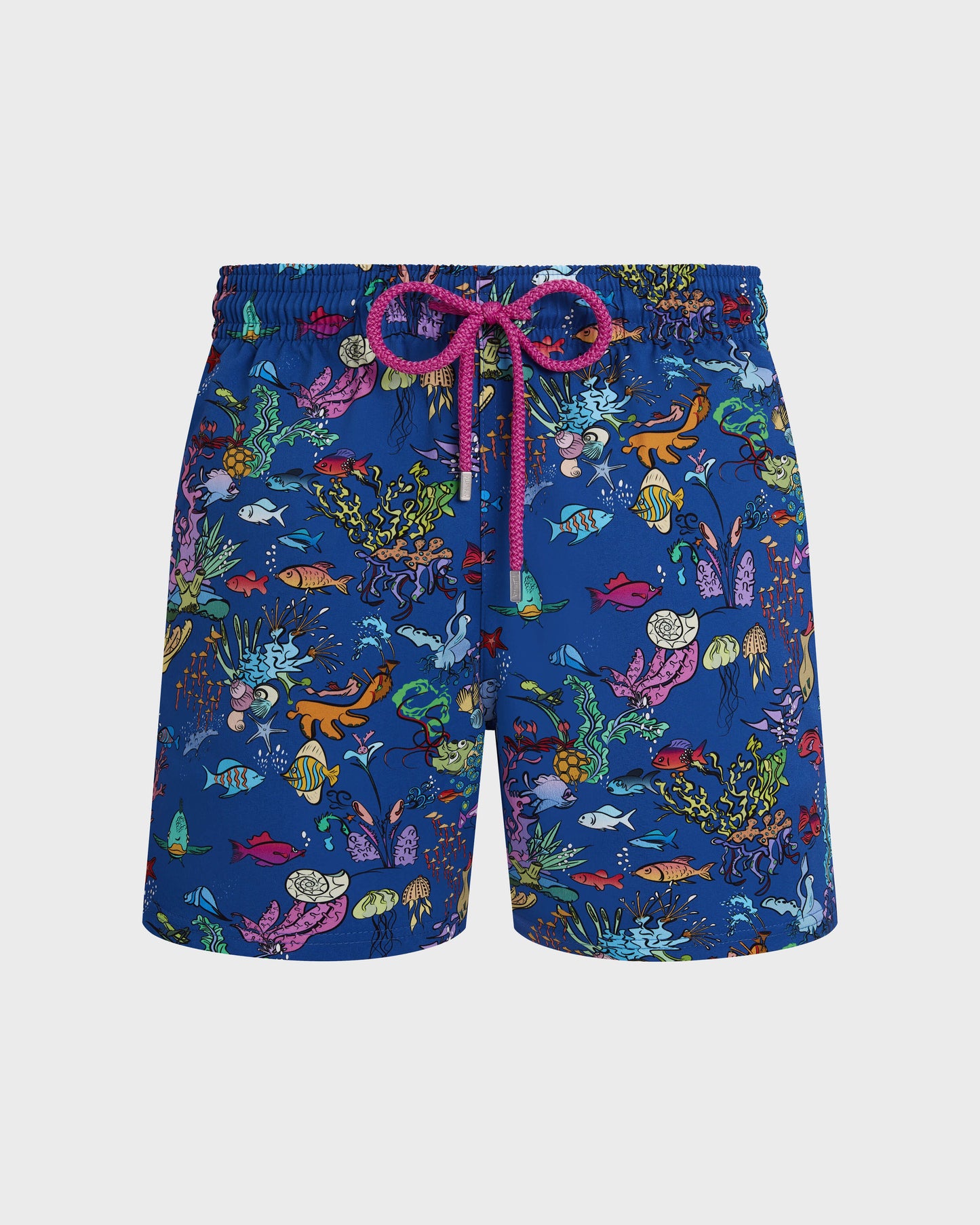 Vilebrequin Men Stretch Short Swim Trunks Aquarium - Blue Palace