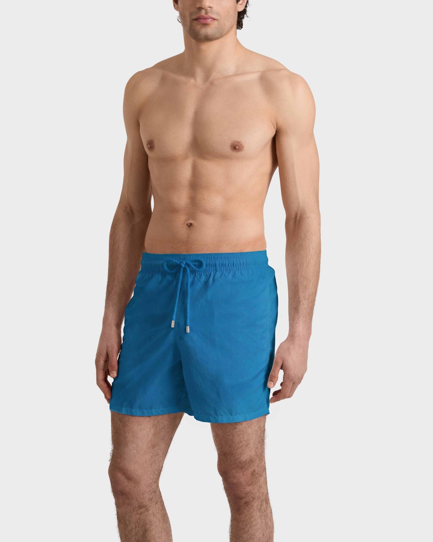 Vilebrequin Men Swim Shorts Solid - Blue Peacock