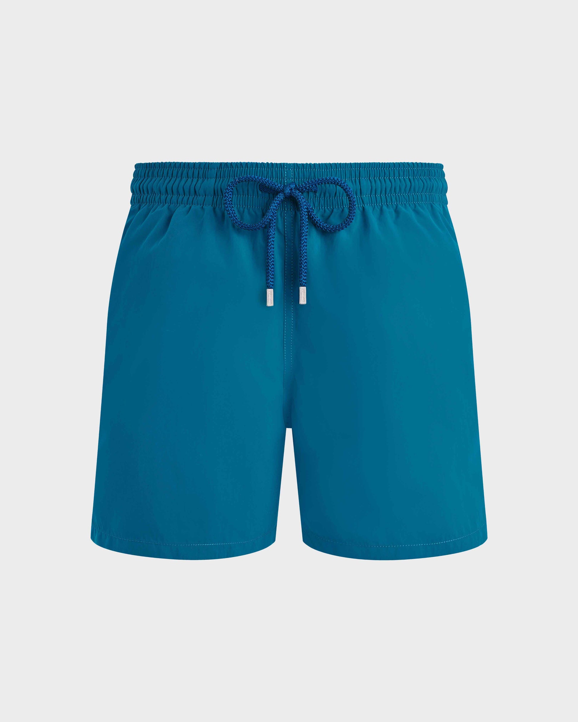 Vilebrequin Men Swim Shorts Solid - Blue Peacock