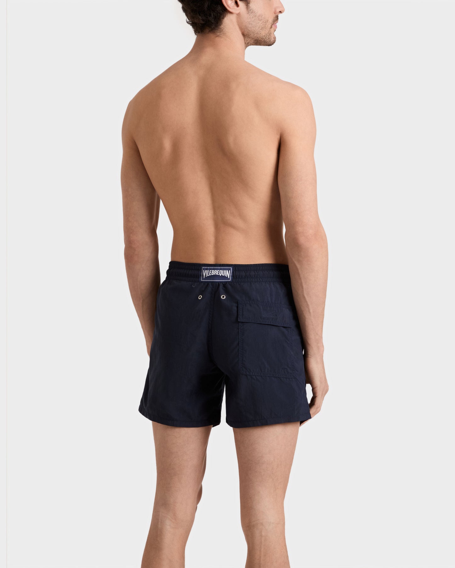 Vilebrequin Men Swim Shorts Solid - Blue Navy