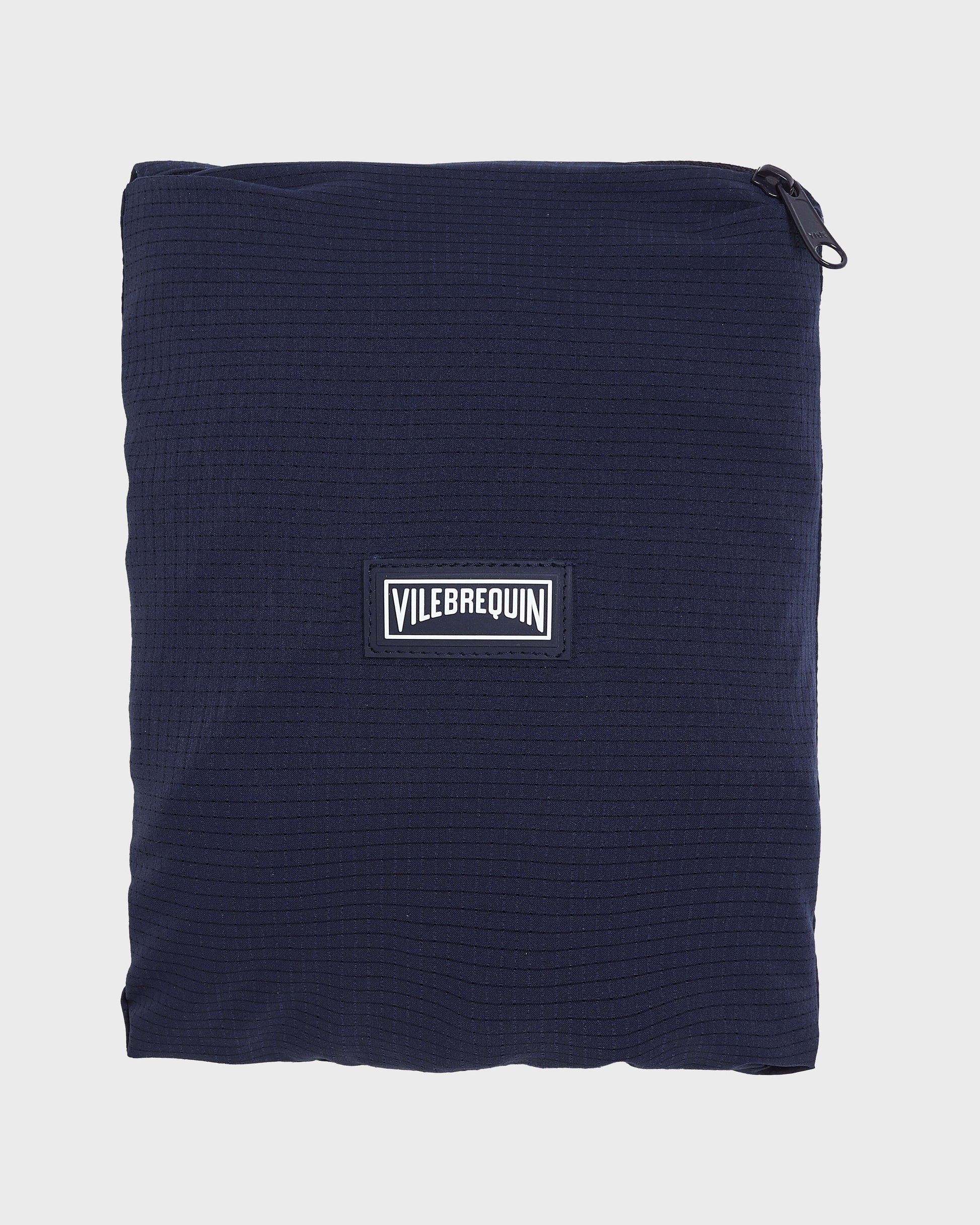 Vilebrequin Men Micro-Perforated Ultra-Light and Packable Swim Trunks Solid - Blue Navy