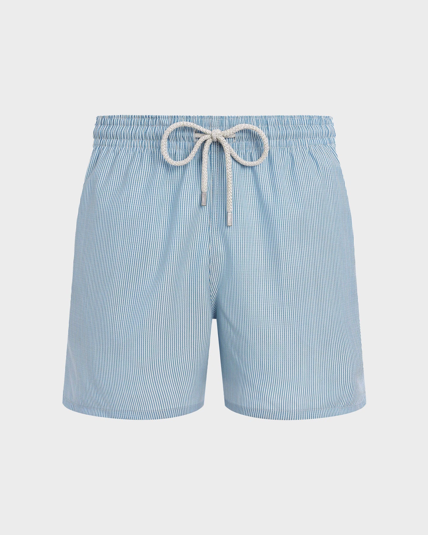 Vilebrequin Men Ultrafine Wool Swim Shorts Micro Rayures Tailoring