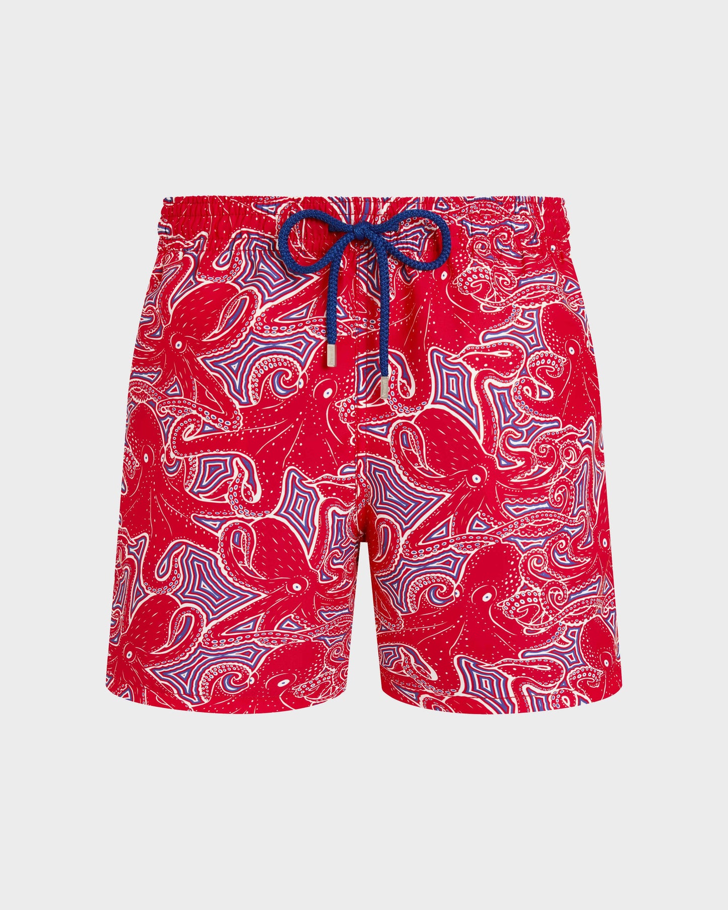 Vilebrequin Men Swim Trunks Hypnoctopus - Poppy red